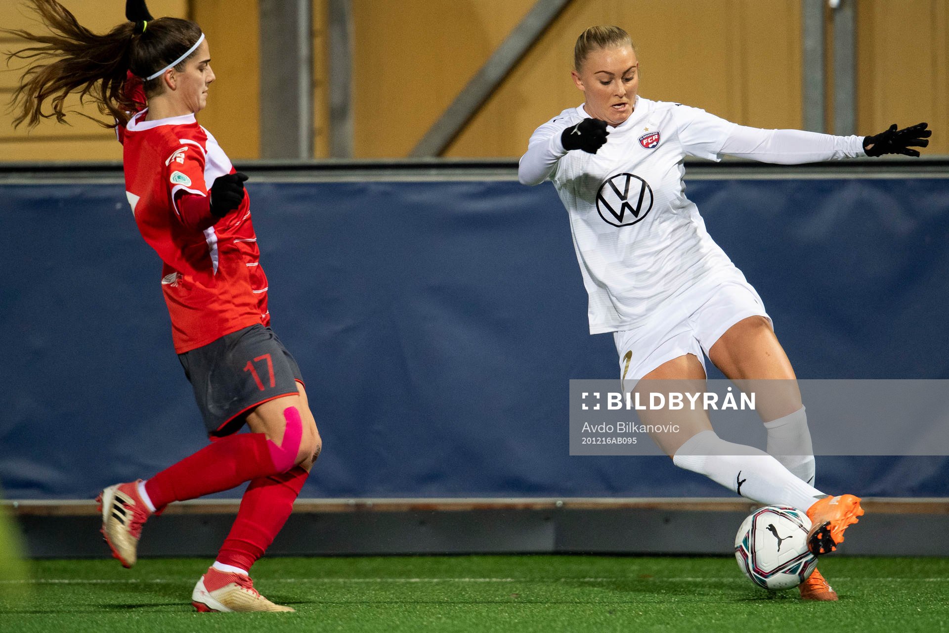 Rosengårds Beatrice Persson and Lanchkhti Natela Tsotseria