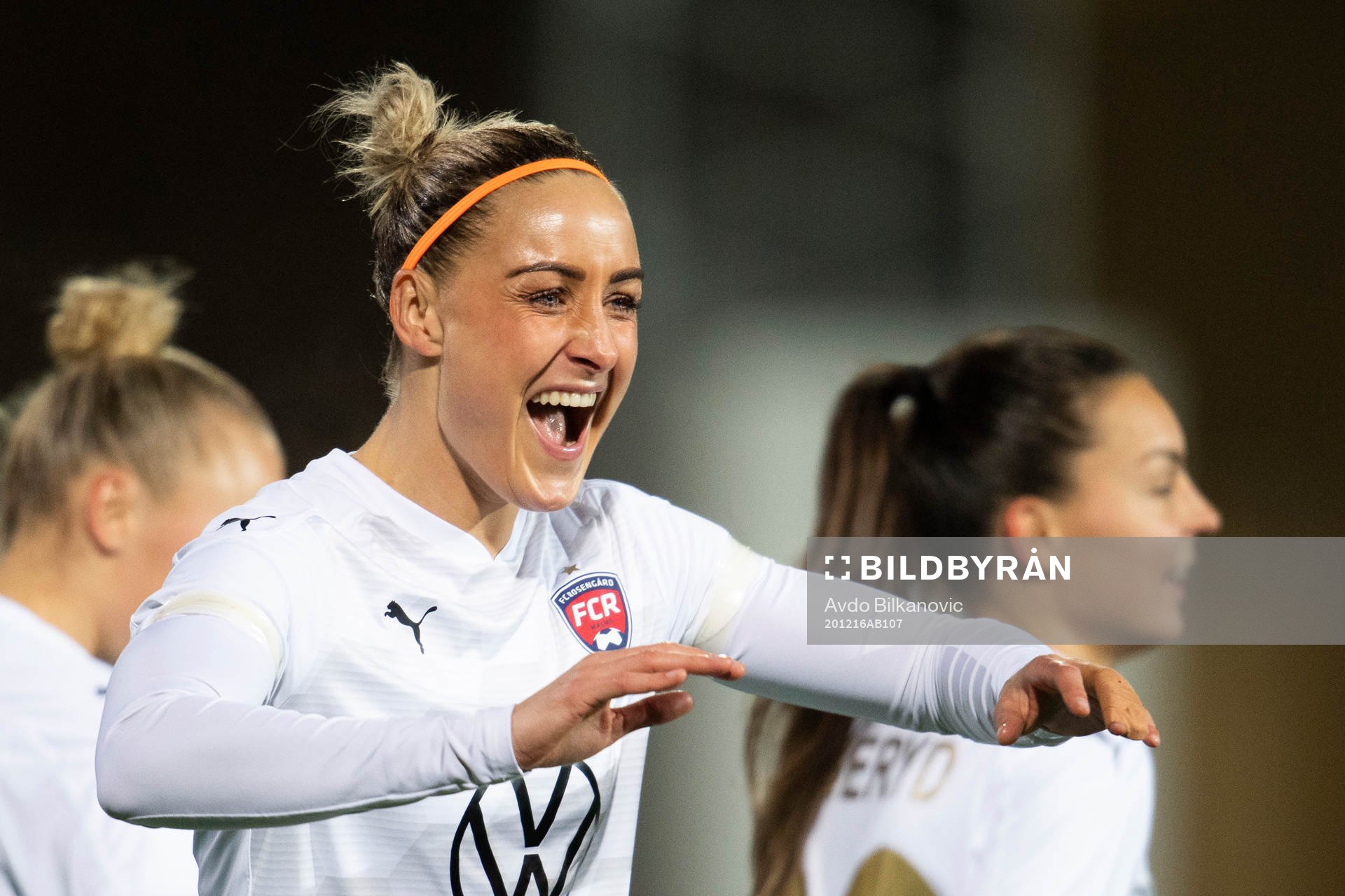 Rosengårds Sanne Troelsgaard celebrate
