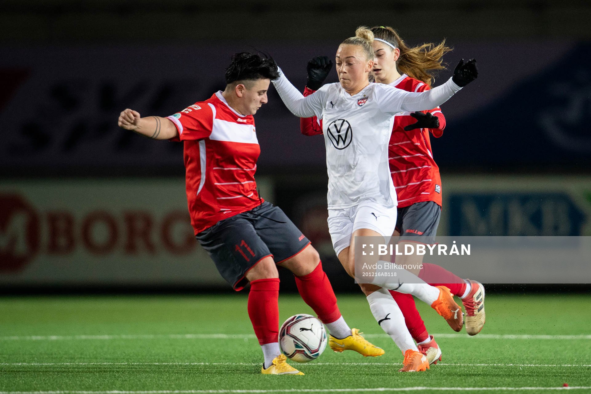 Rosengårds Hanna Bennison and Lanchkhti Mariam Danelia