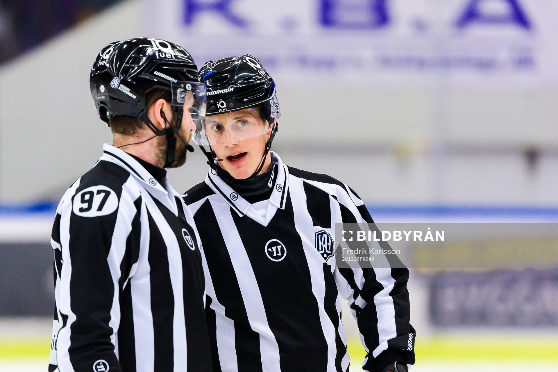 Domare Filip Löwgren och Joakim Nordberg