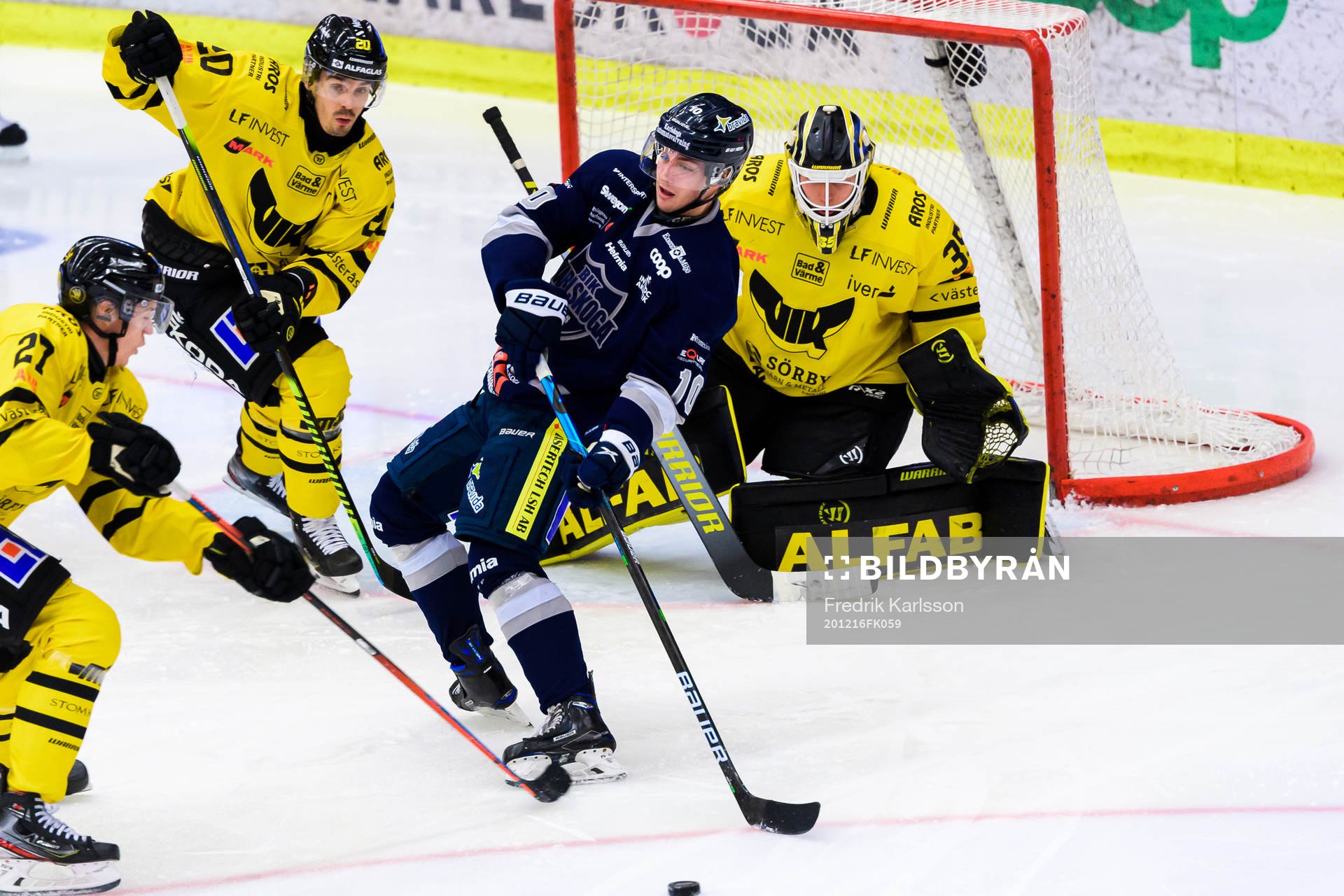 Västerås Sebastian Benker, Henrik Hetta och målvakt Emil