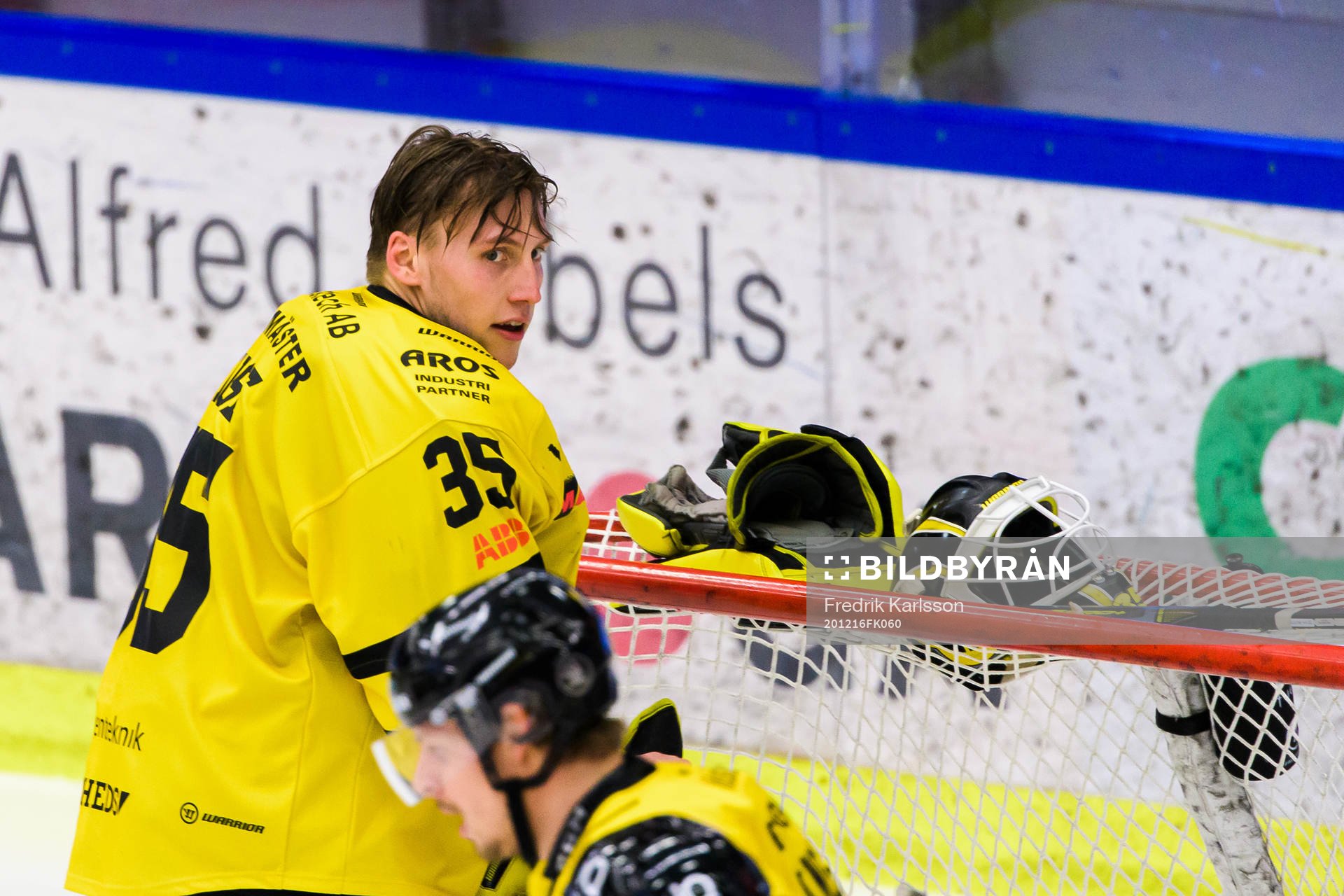 Västerås målvakt Emil Kruse