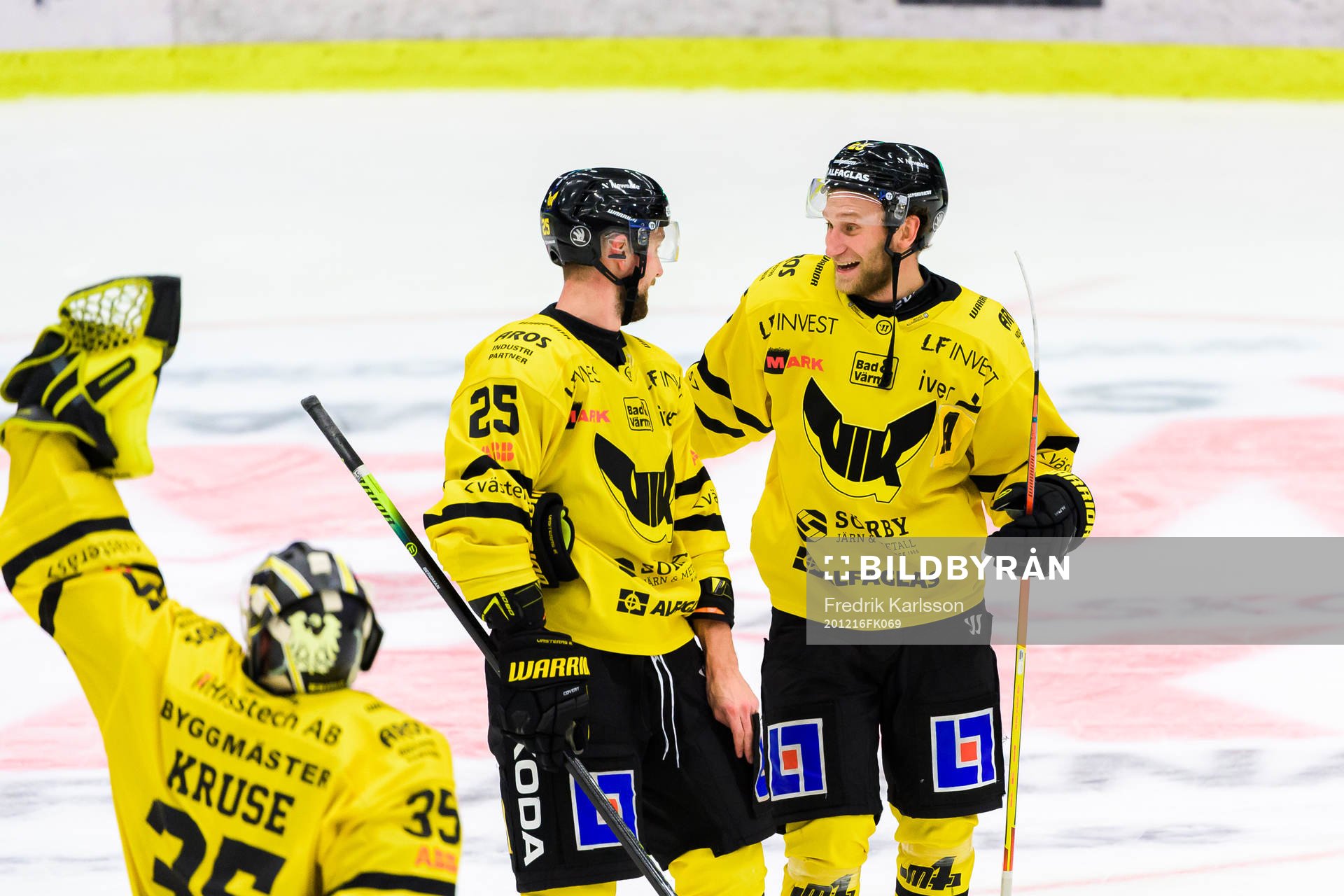 Västerås Marcus Bergman och Alexander Younan jublar