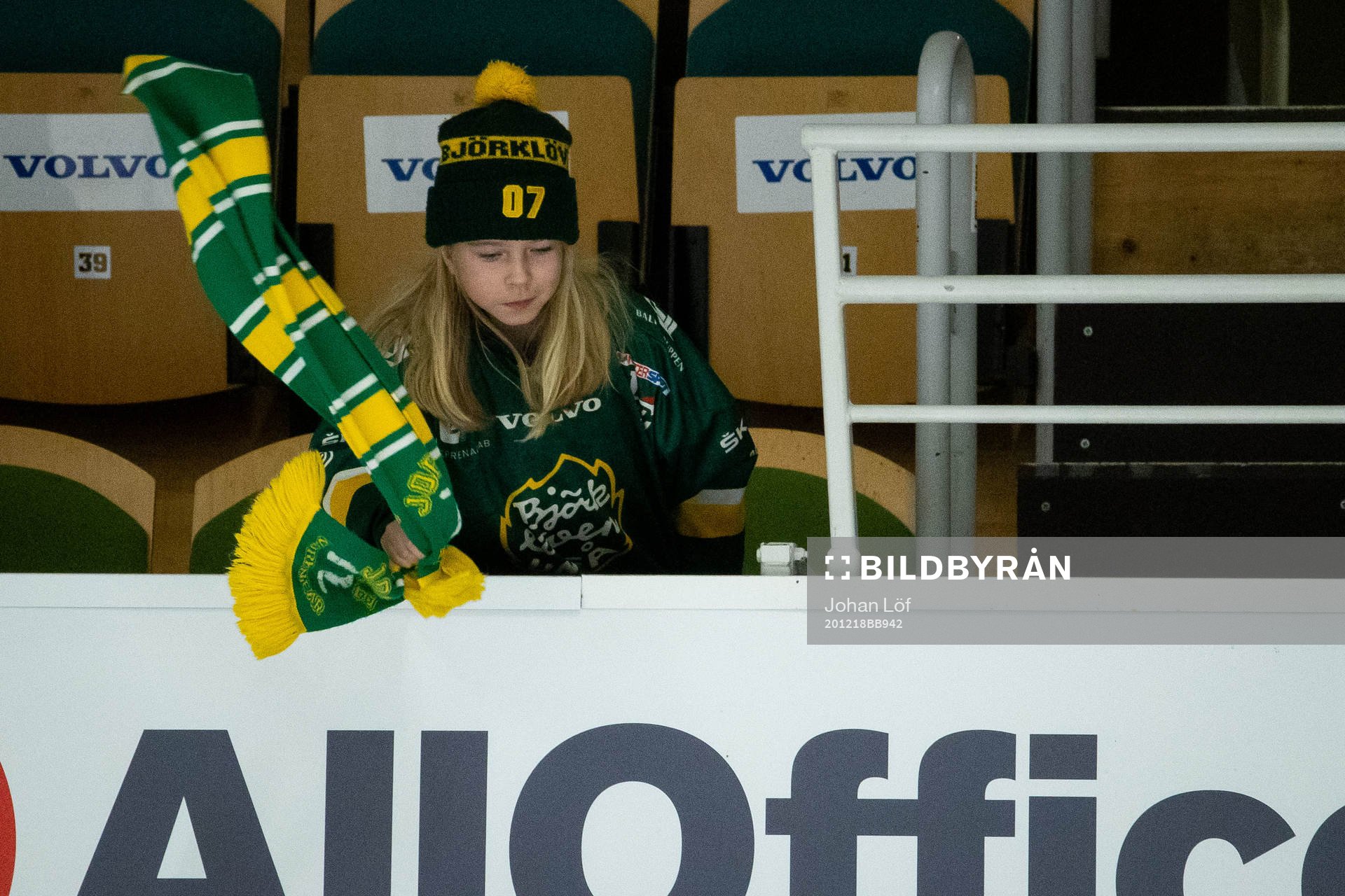 Björklöven supporter jublar