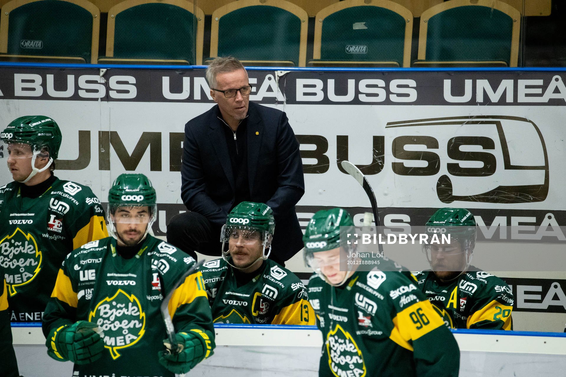 Björklövens tränare Hans Wallson
