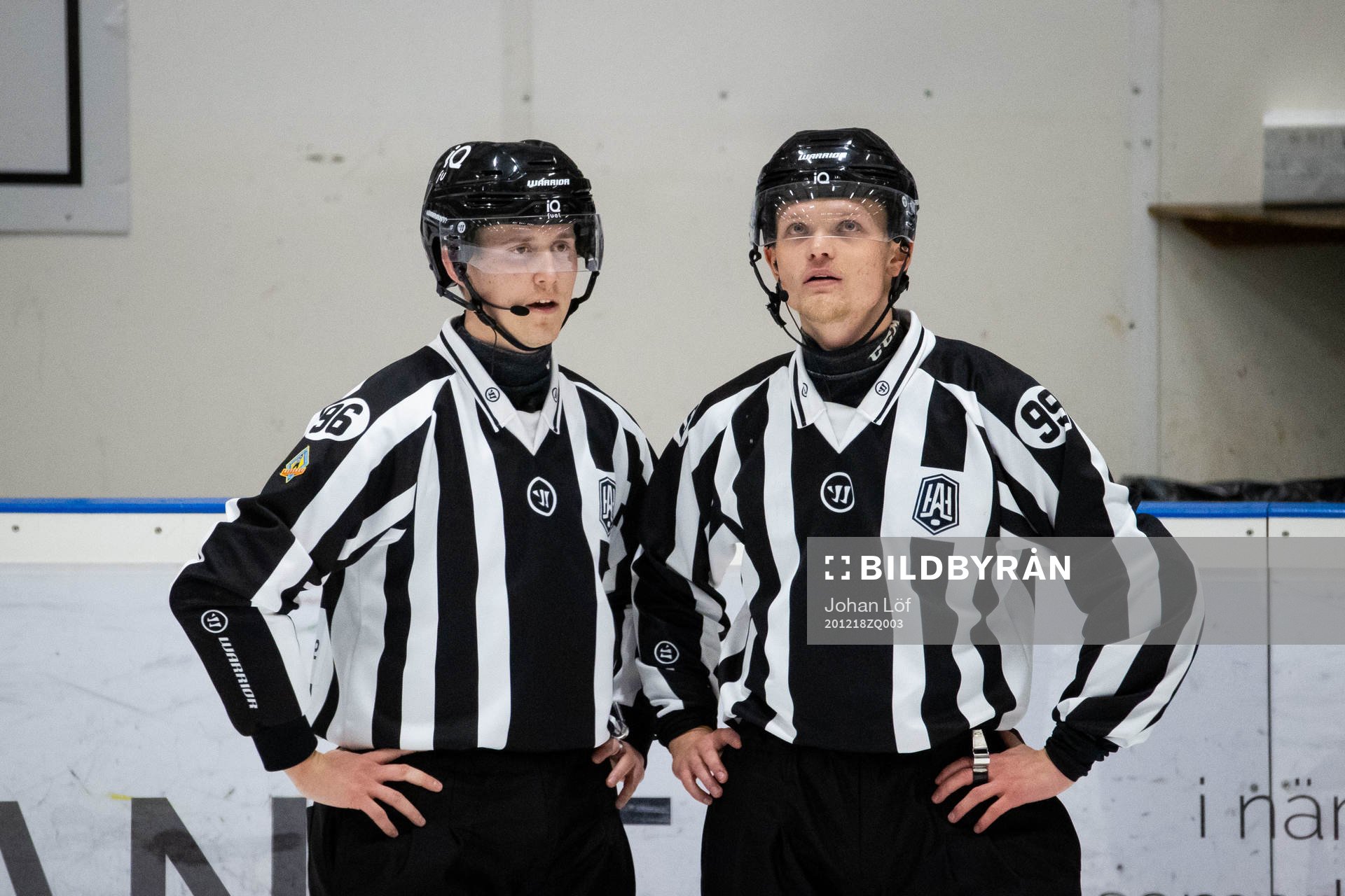 Domare Niclas Westman och William Henriksson