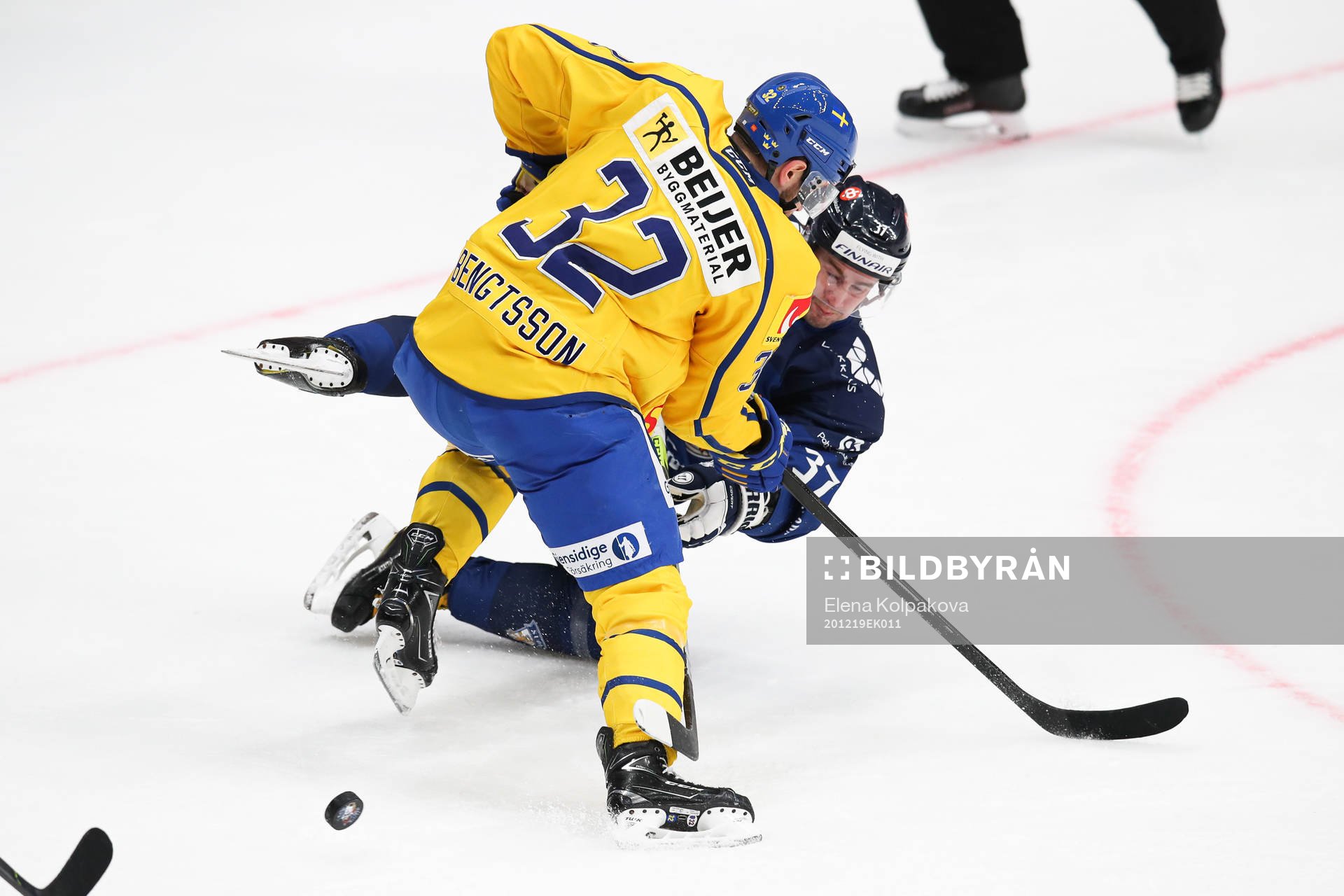 Lukas Bengtsson of Sweden and Mikael Ruohomaa of Finland