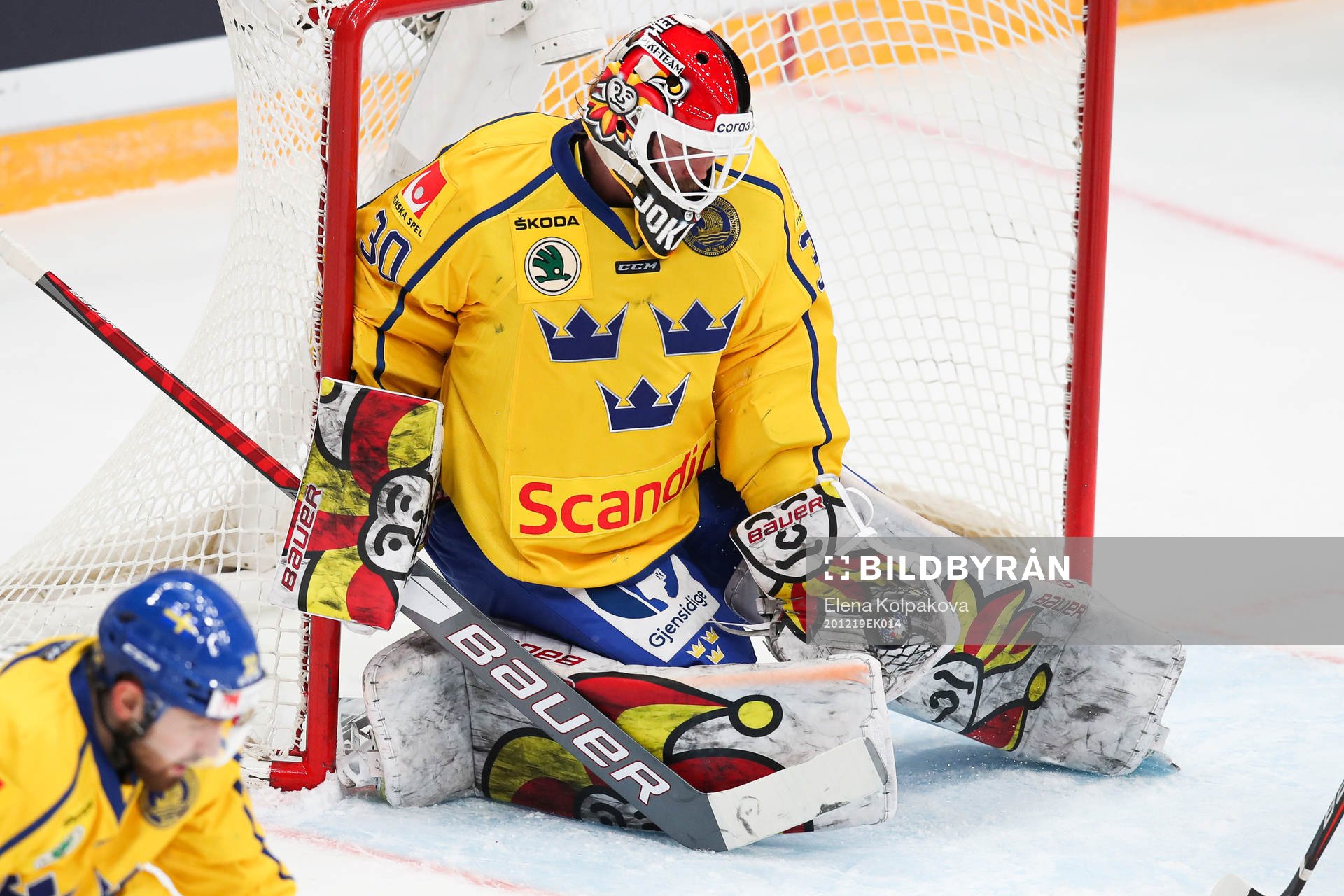 goalkeeper Anders Lindbäck of Sweden during the Channel