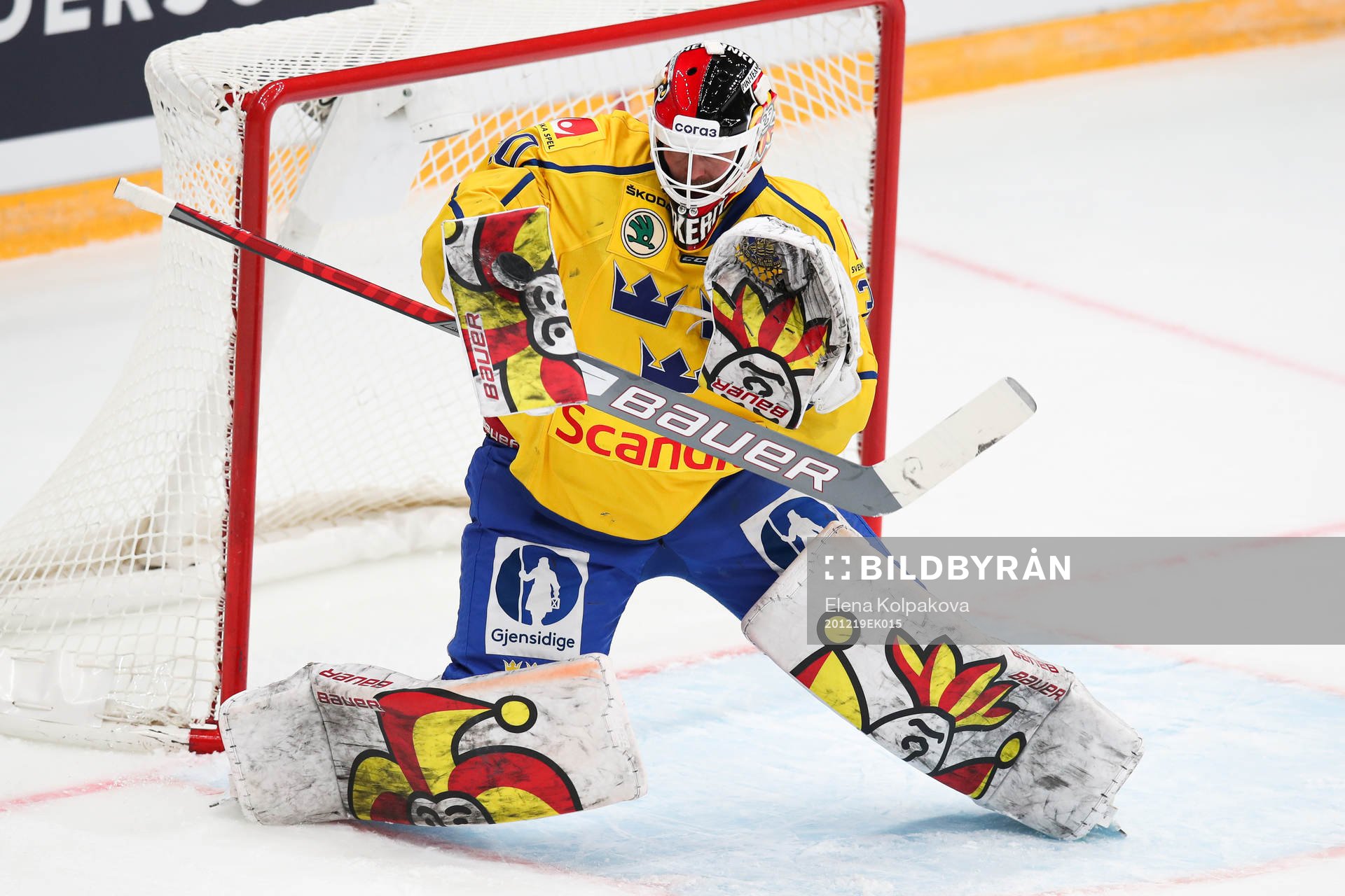 goalkeeper Anders Lindbäck of Sweden during the Channel
