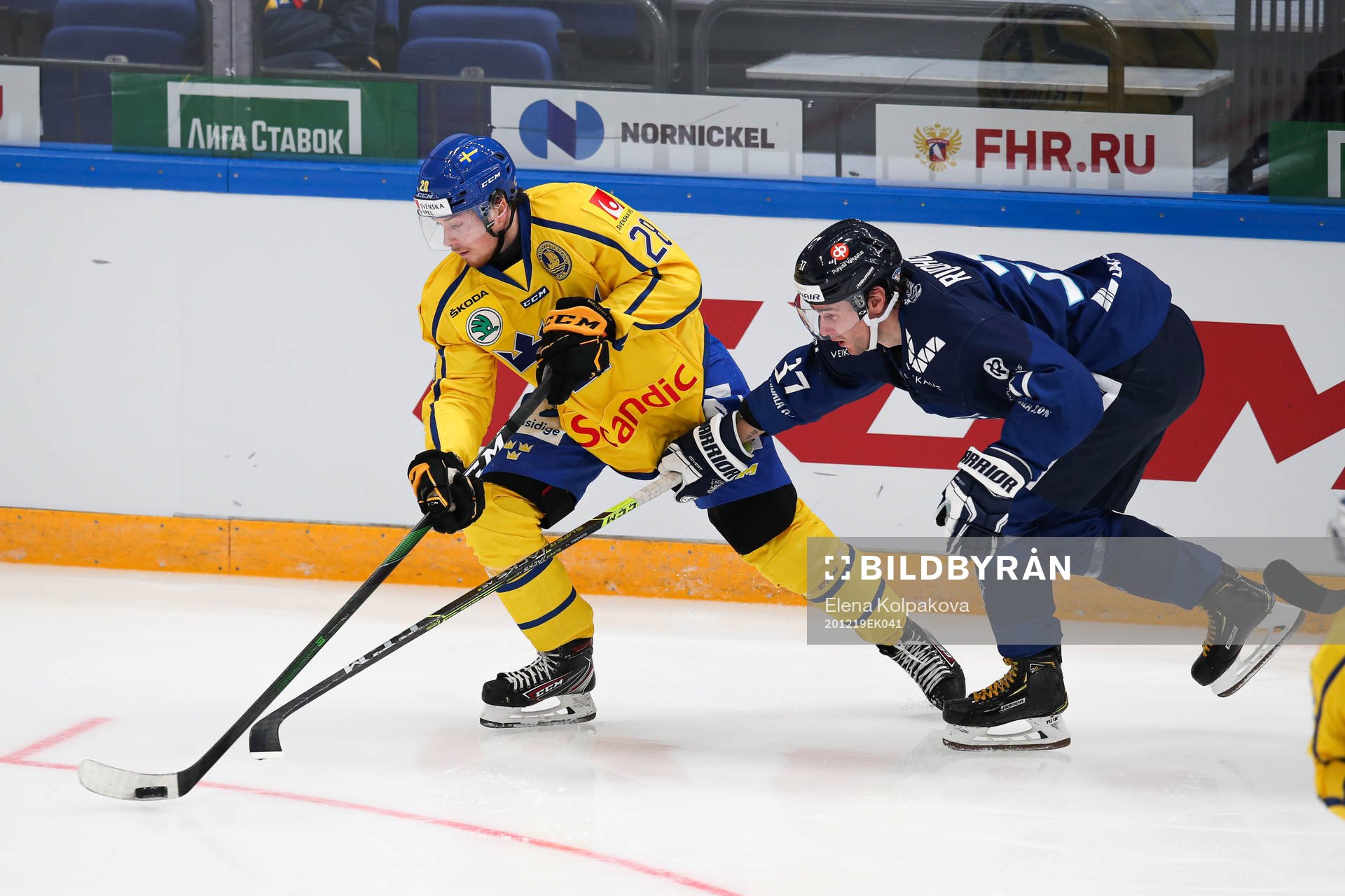 Jesper Frödén of Sweden and Mikael Ruohomaa of Finland