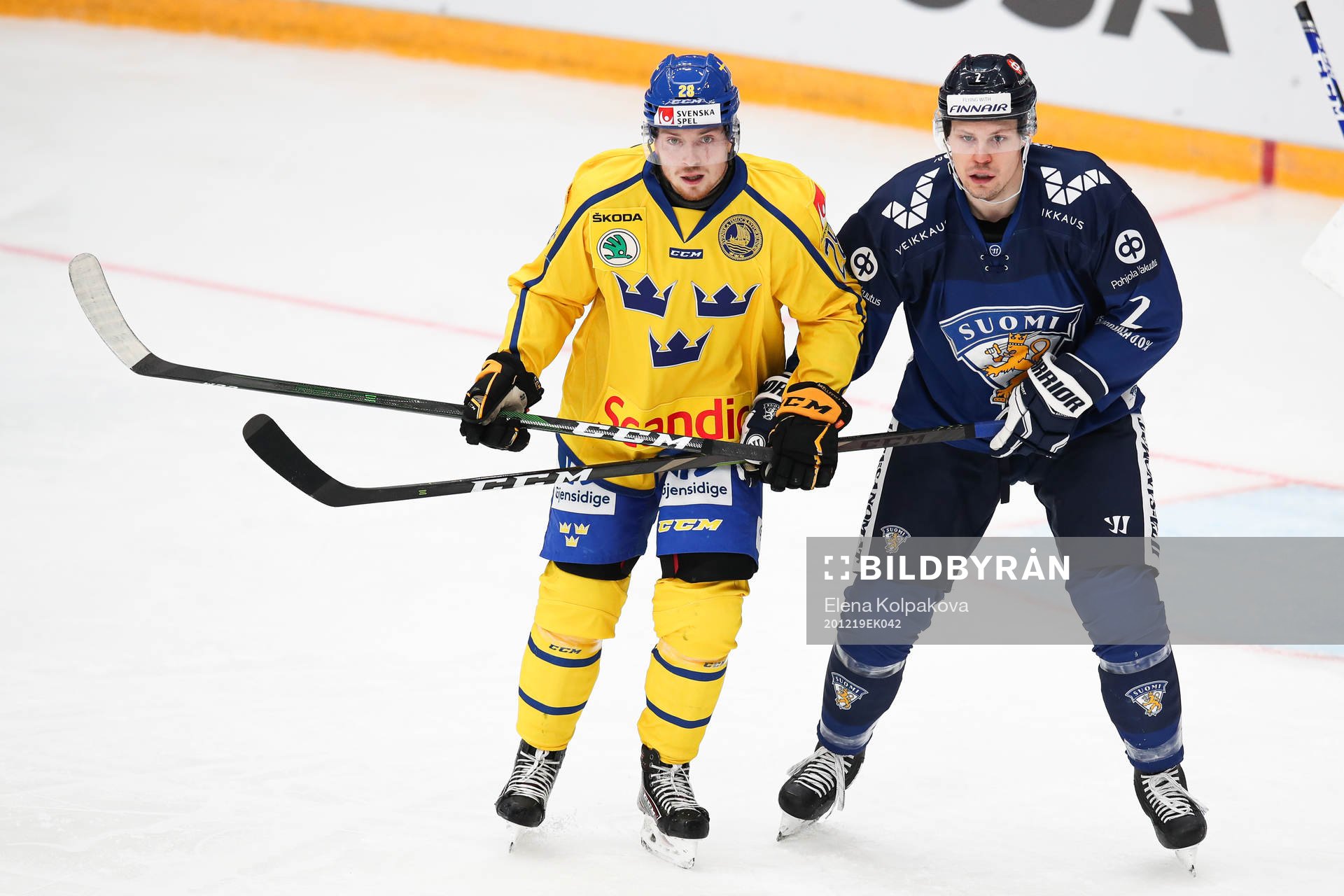 Jesper Frödén of Sweden and Ville Pokka of Finland