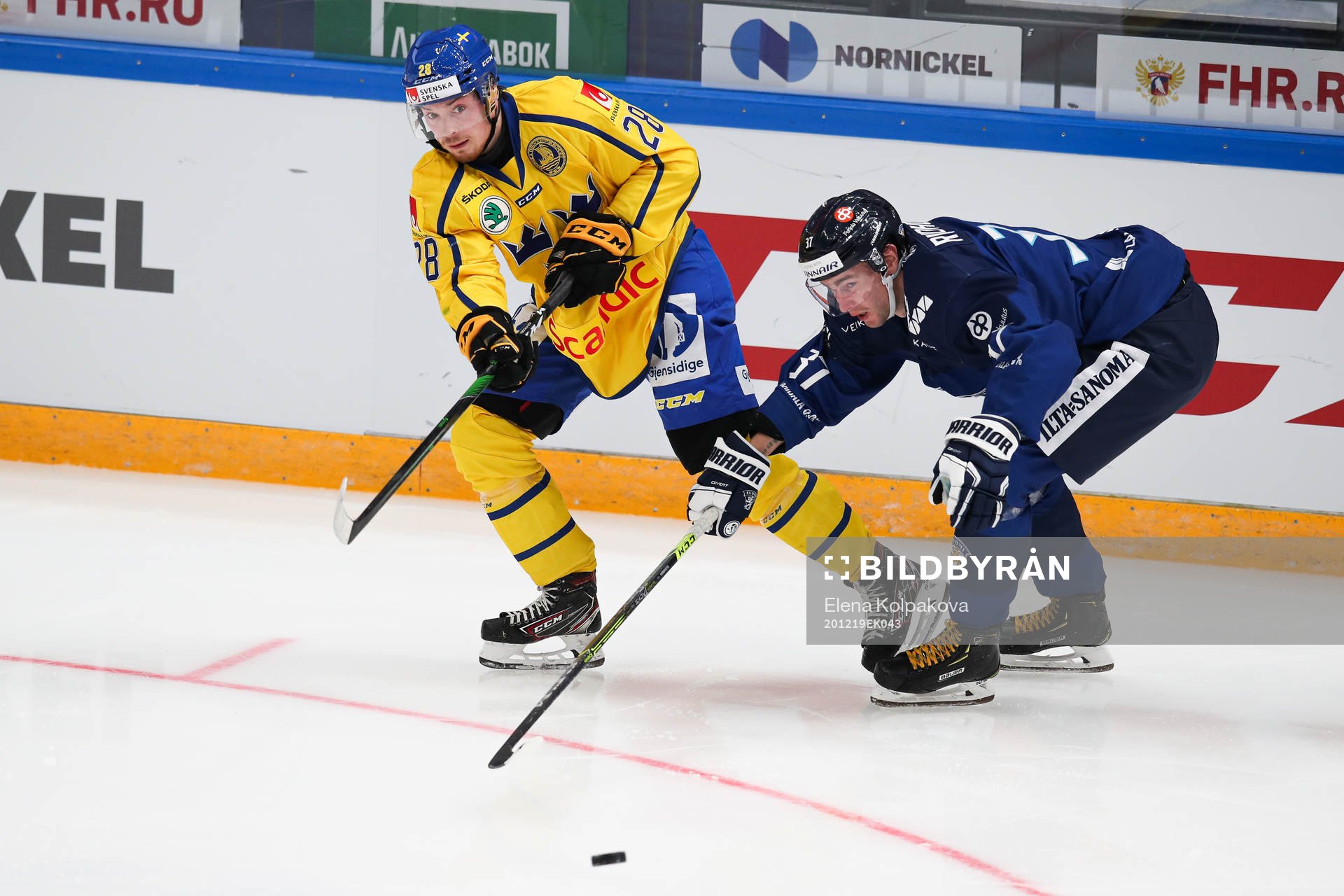 Jesper Frödén of Sweden and Mikael Ruohomaa of Finland