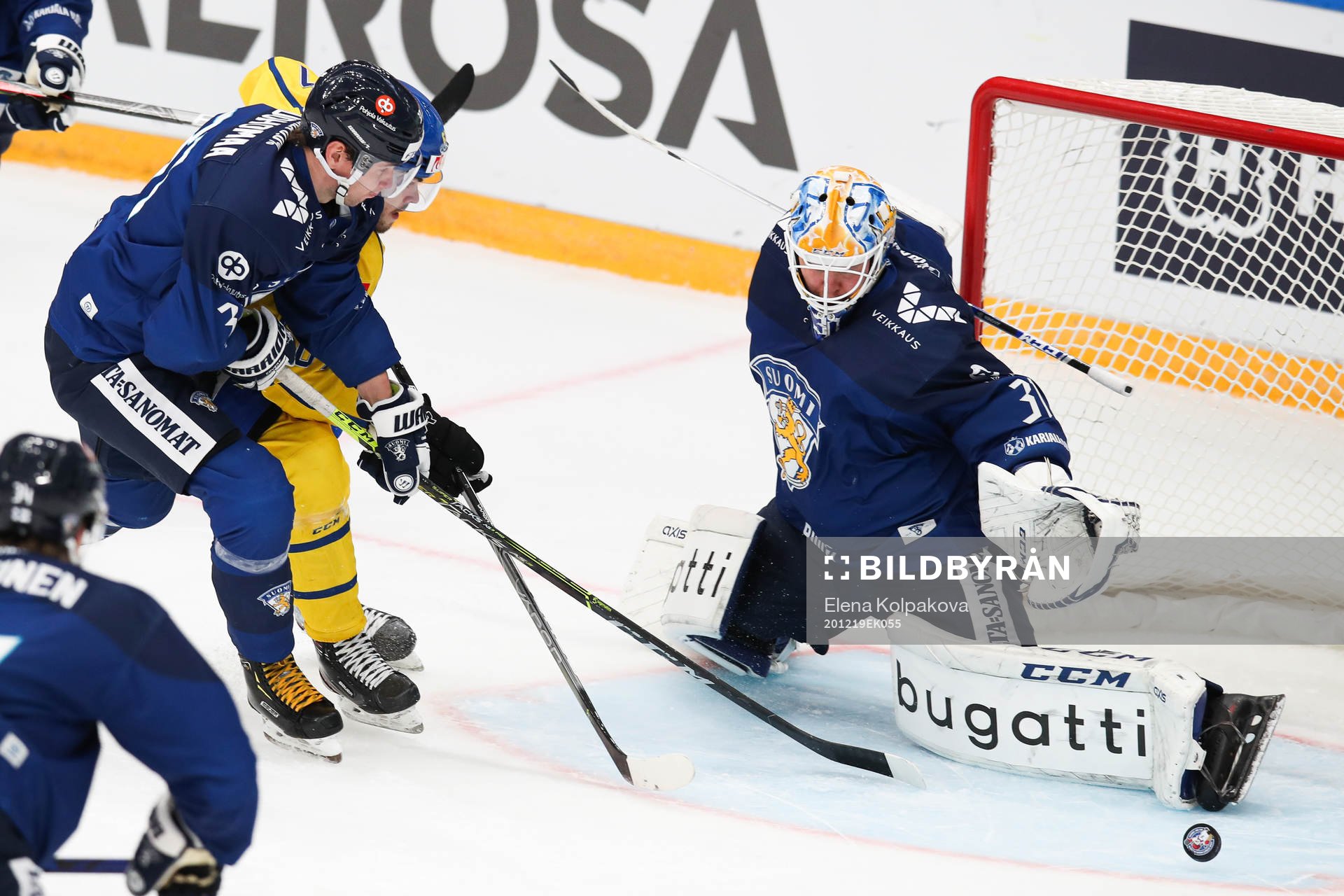 Mikael Ruohomaa of Finland, Pontus Åberg of Sweden and