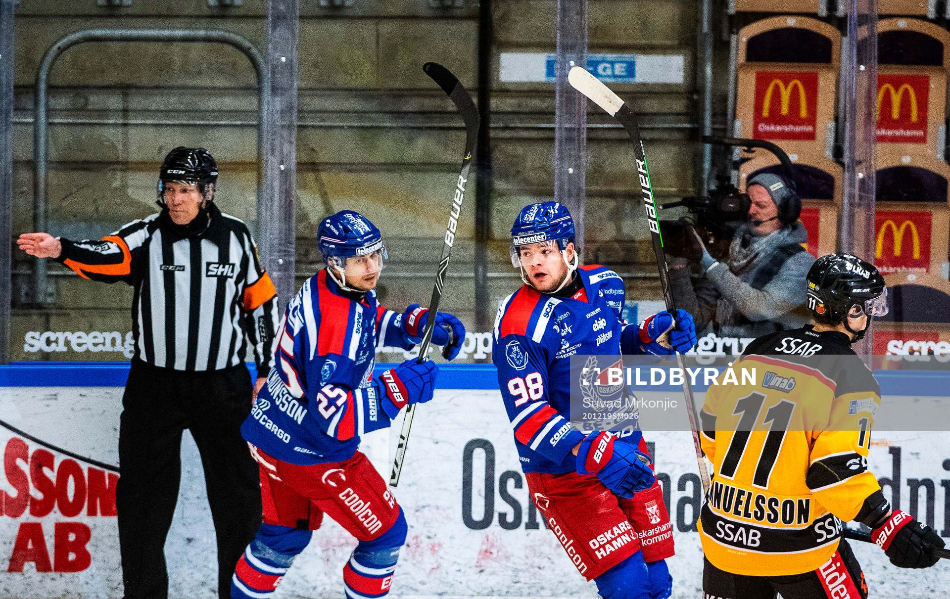 Oskarshamns Oliver Larsen jublar
