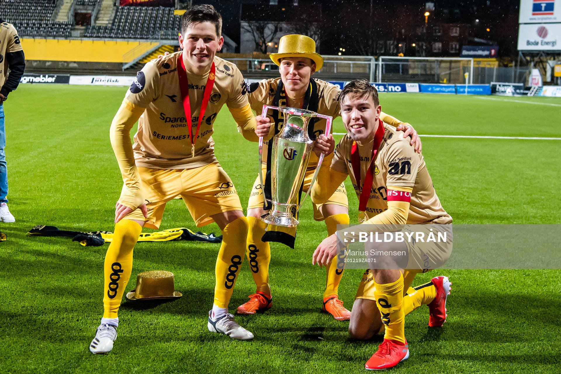 Sondre Brunstad Fet, Alfons Sampsted and Fredrik André