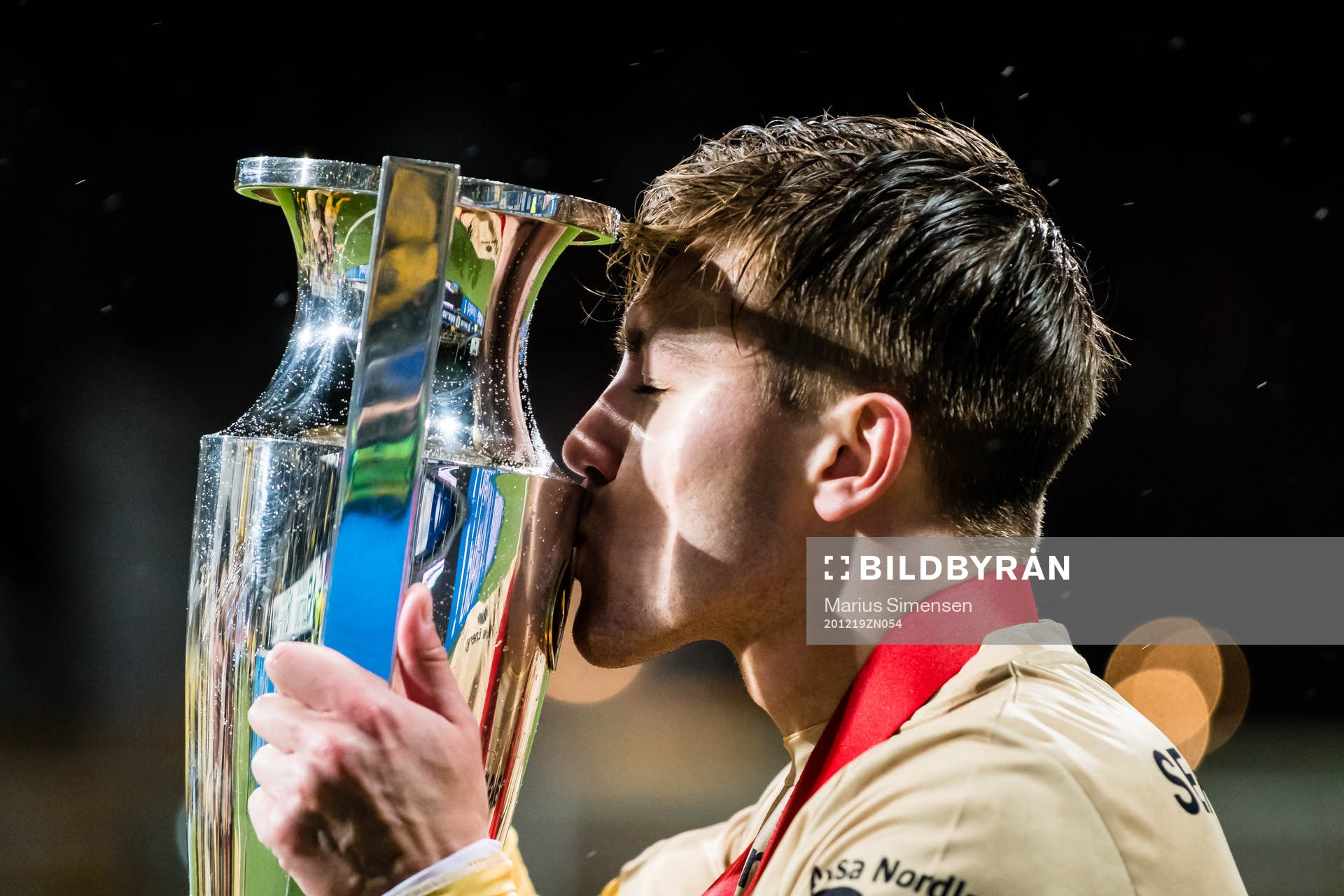 Fredrik André Bjørkan of Bodø/Glimt celebrates with the