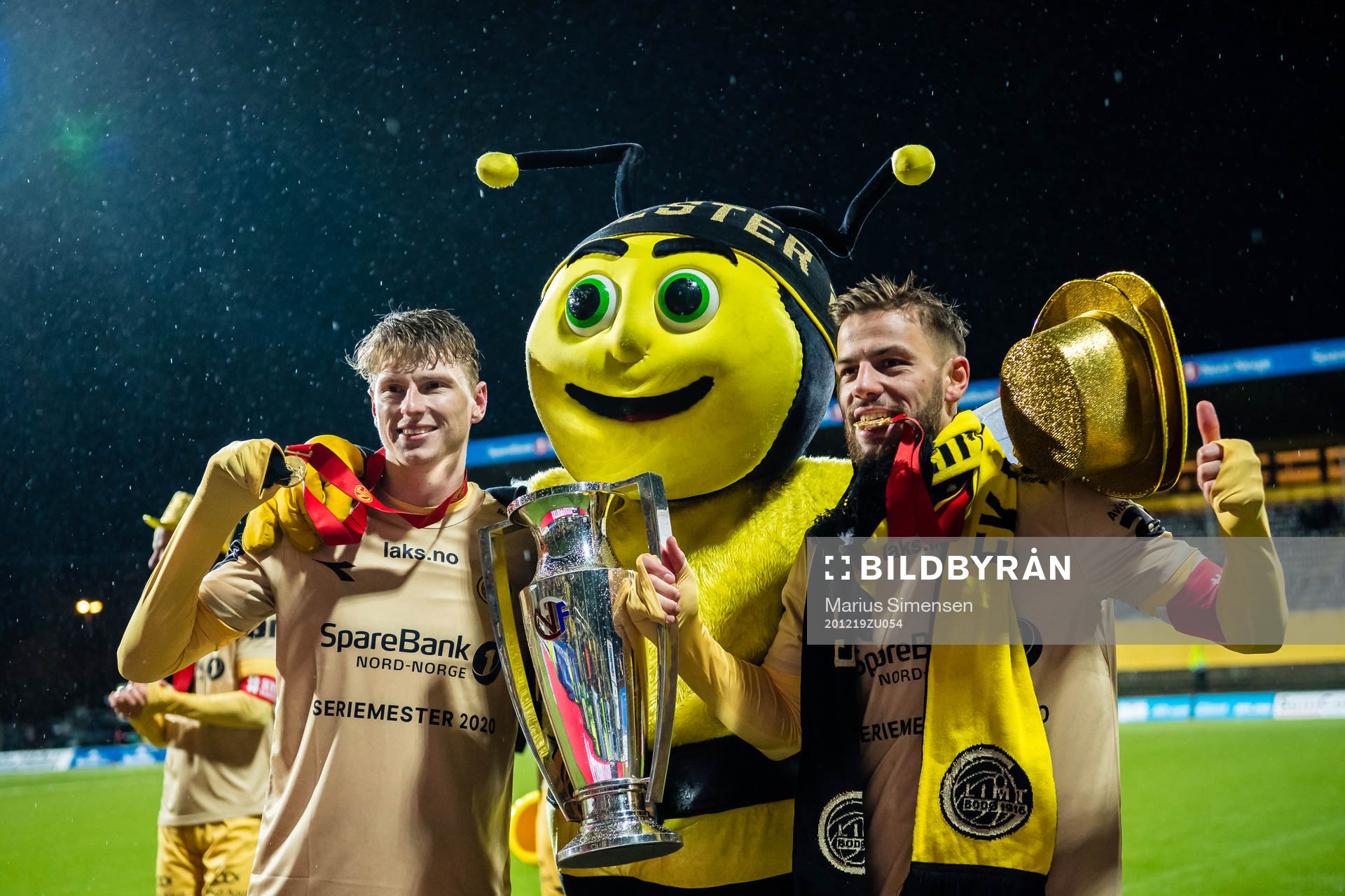 Kasper Aalund Junker and Philip Zinckernagel of Bodø/Glimt