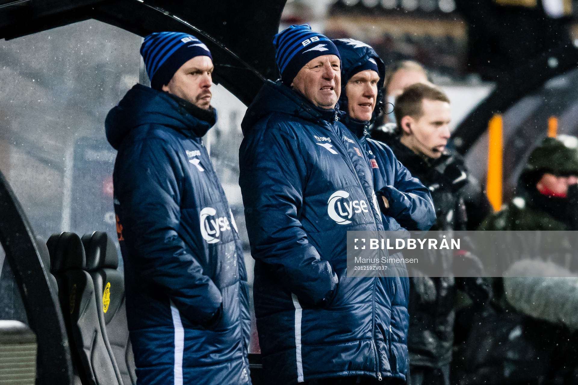 Bjarte Lunde Aarsheim, assistant coach, and Bjarne