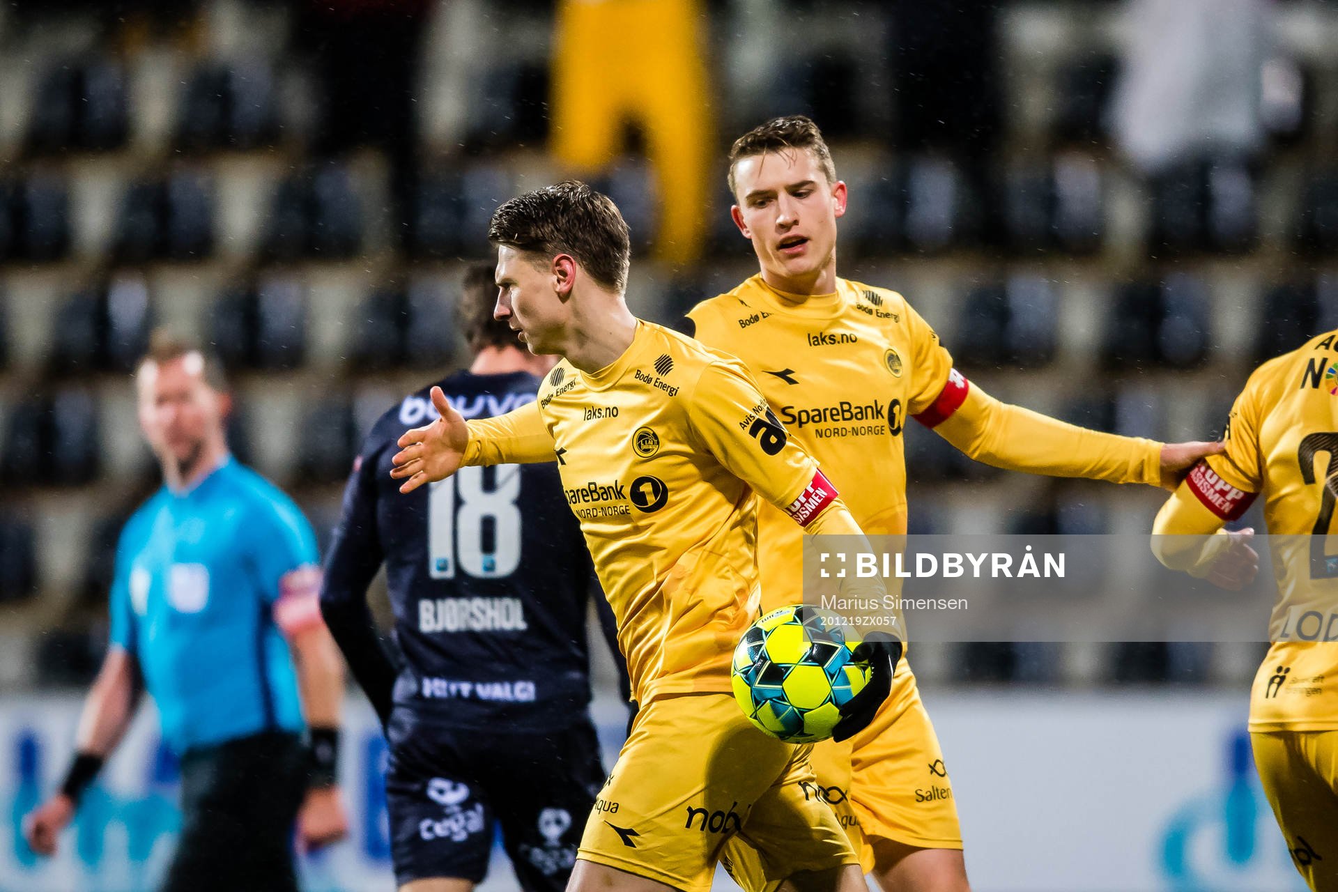 Kasper Aalund Junker of Bodø/Glimt celebrates