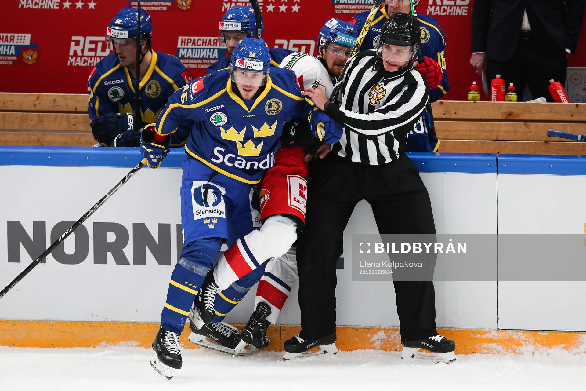 Emil Larsson of Sweden and David Kase of Czech Republic