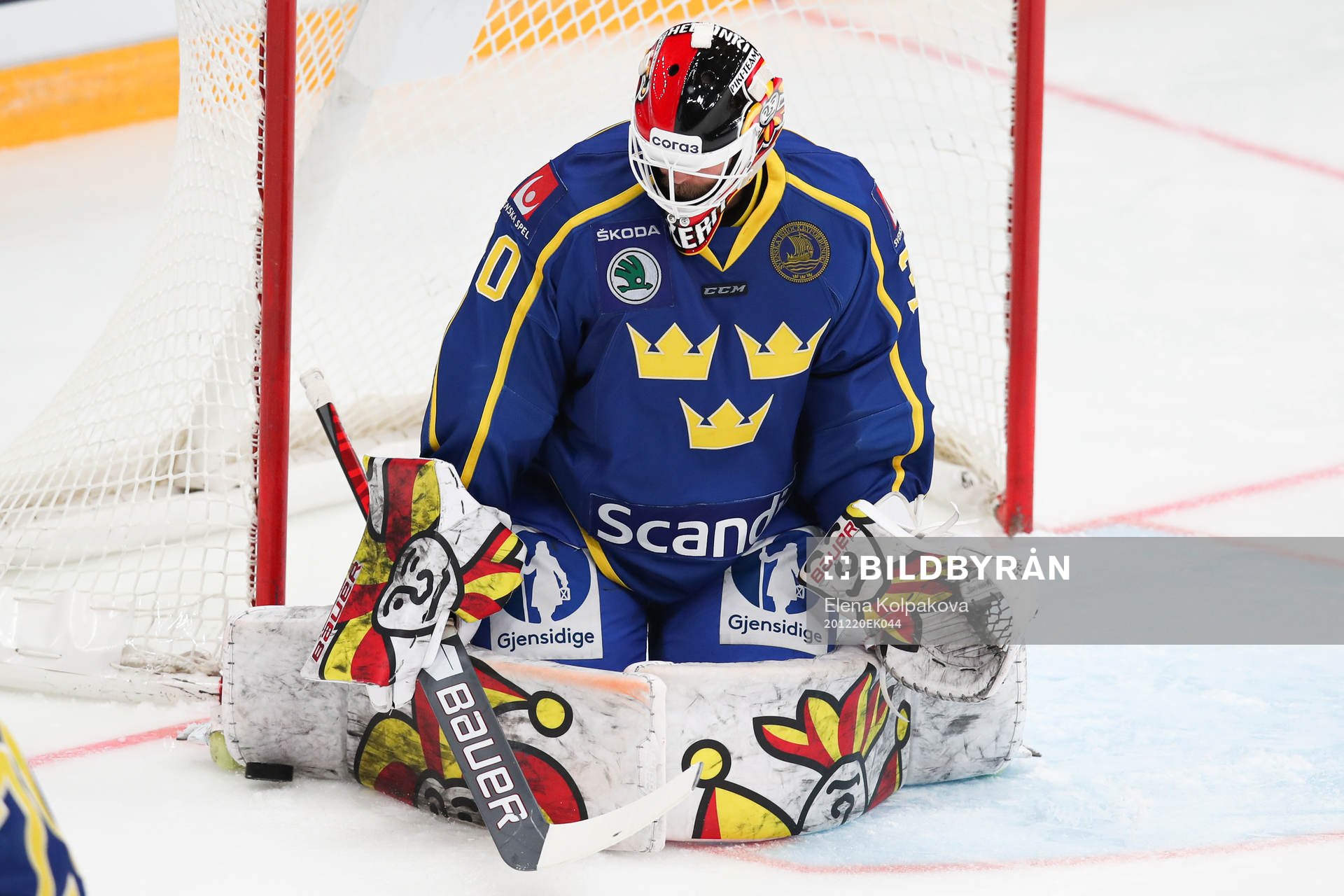 goalkeeper Anders Lindbäck of Sweden during the Channel