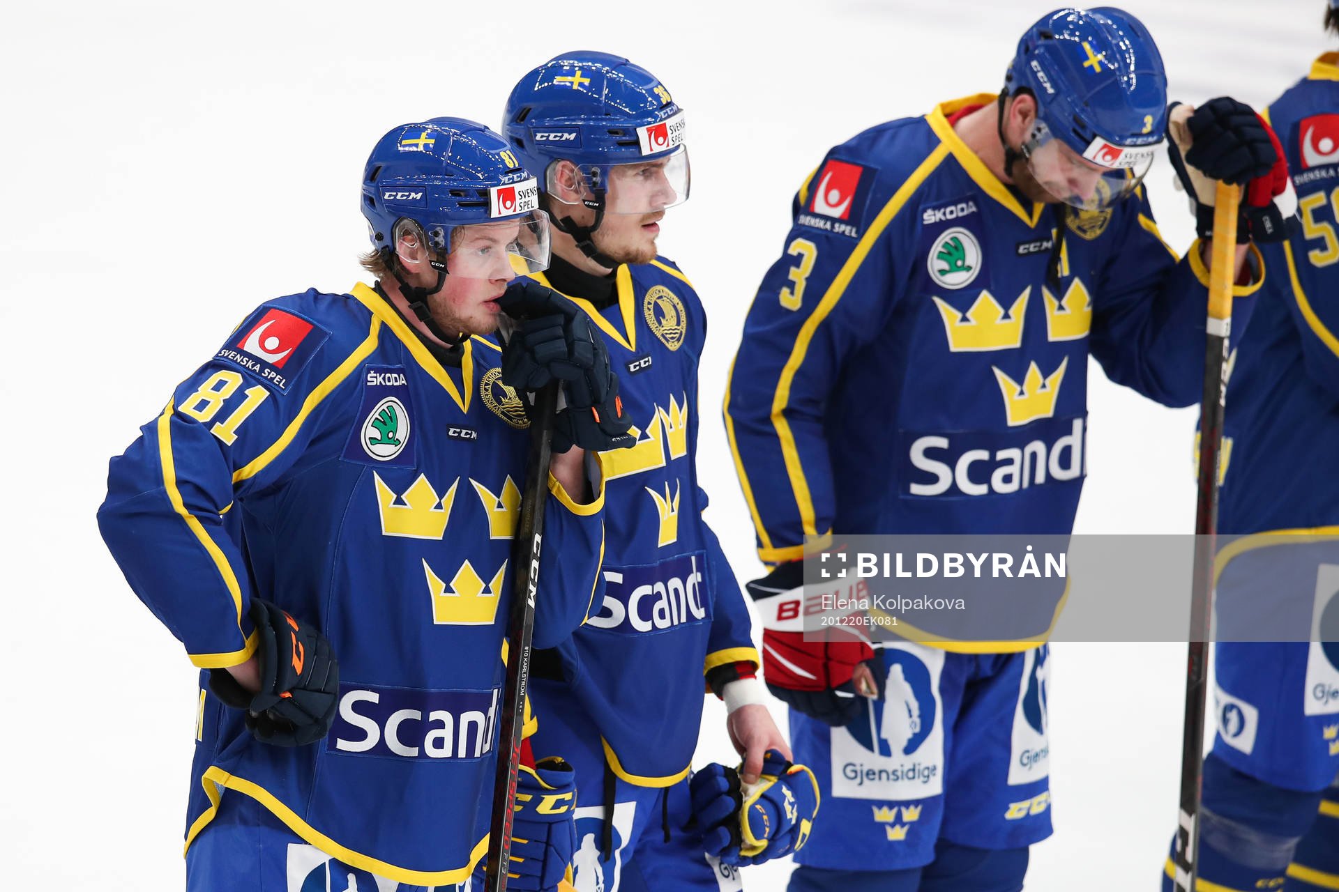 Fredrik Karlström of Sweden, Emil Larsson of Sweden and