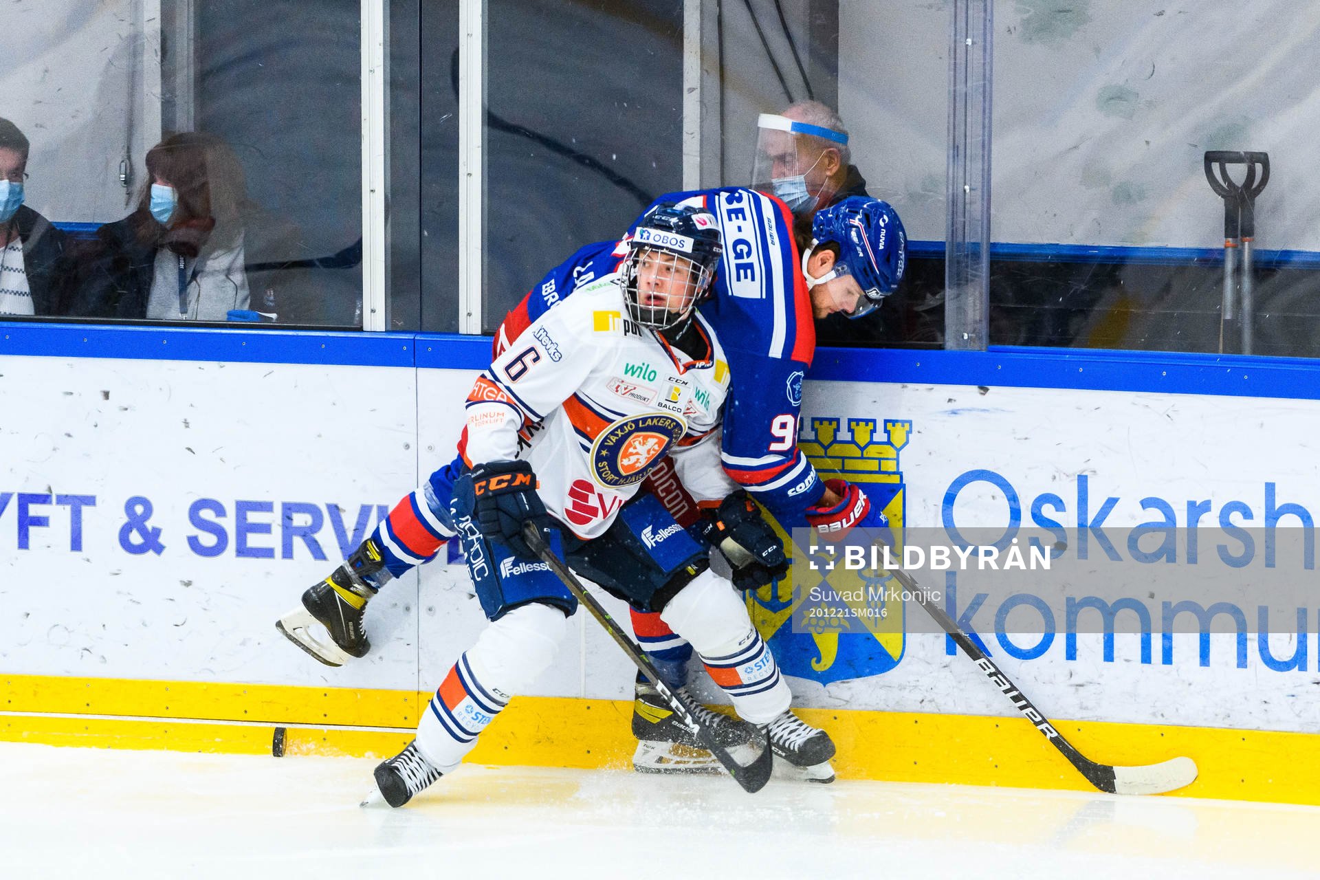 Växjös Victor Stjernborg och Oskarshamns Oliver Larsen