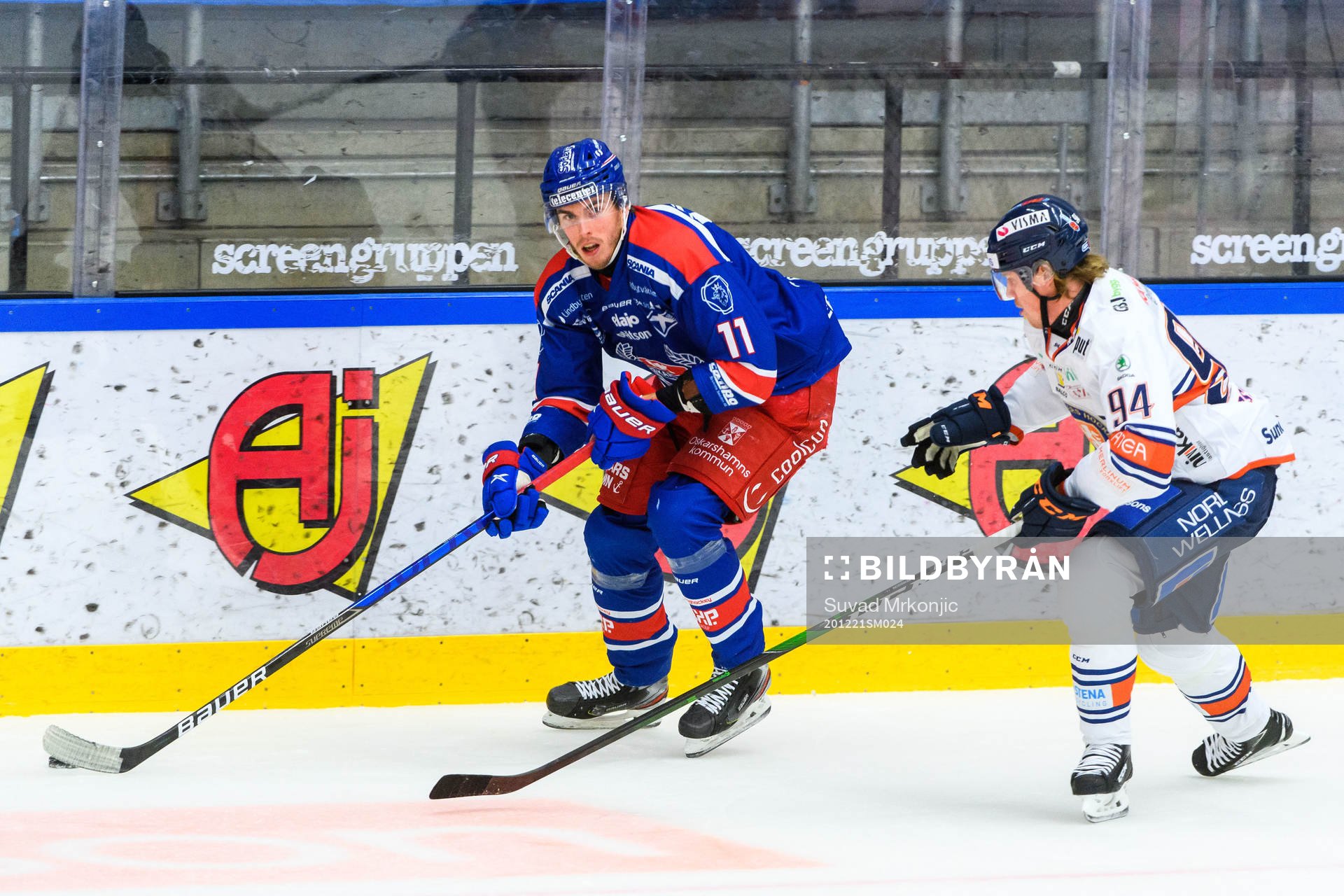 Oskarshamns Joakim Thelin och Växjös Joel Persson