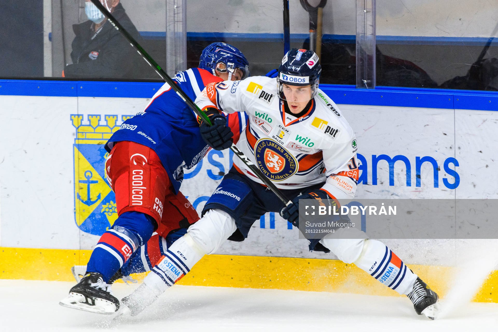 Oskarshamns Jonas Engström och Växjös Juuso Vainio
