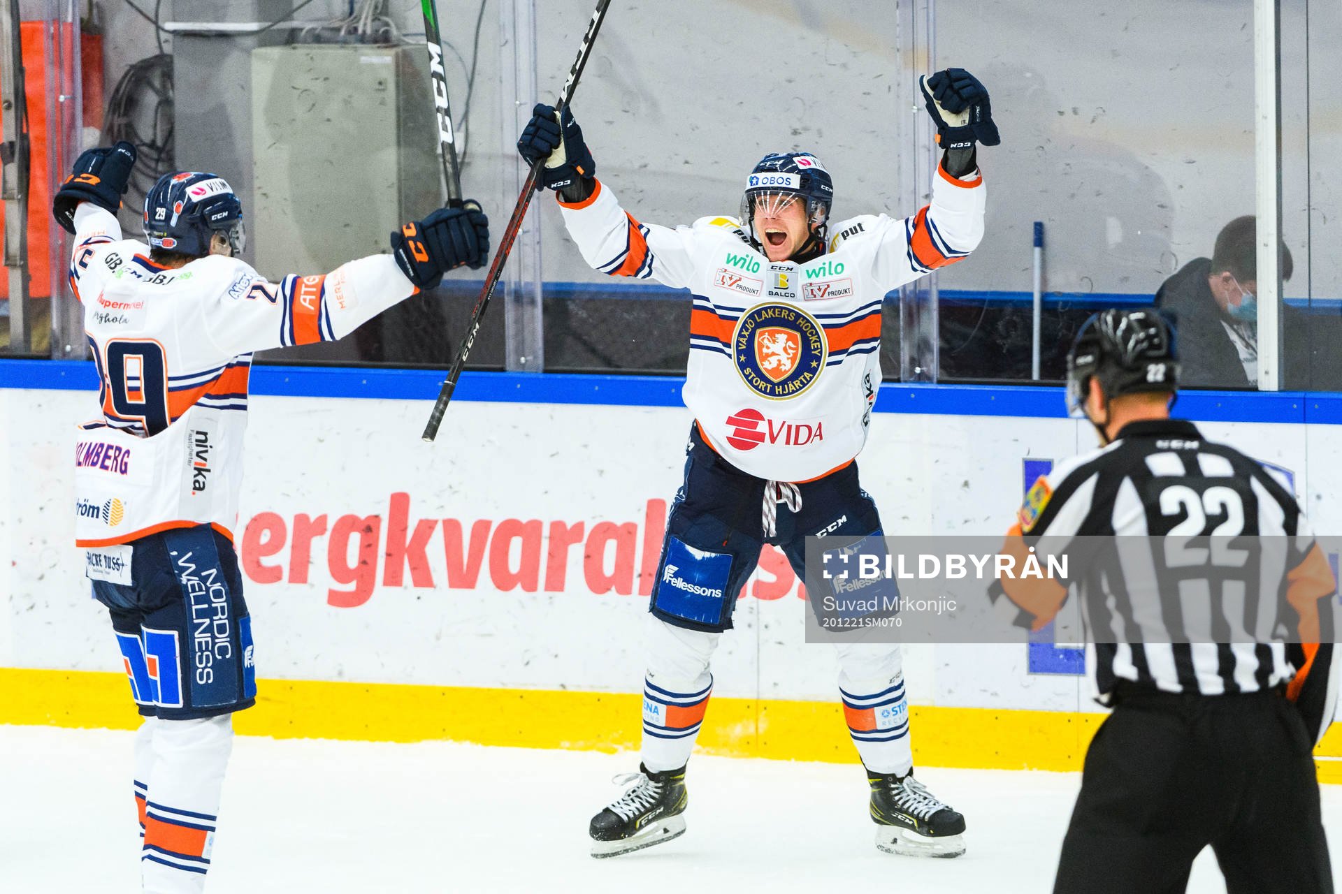 Växjös Jack Drury jublar