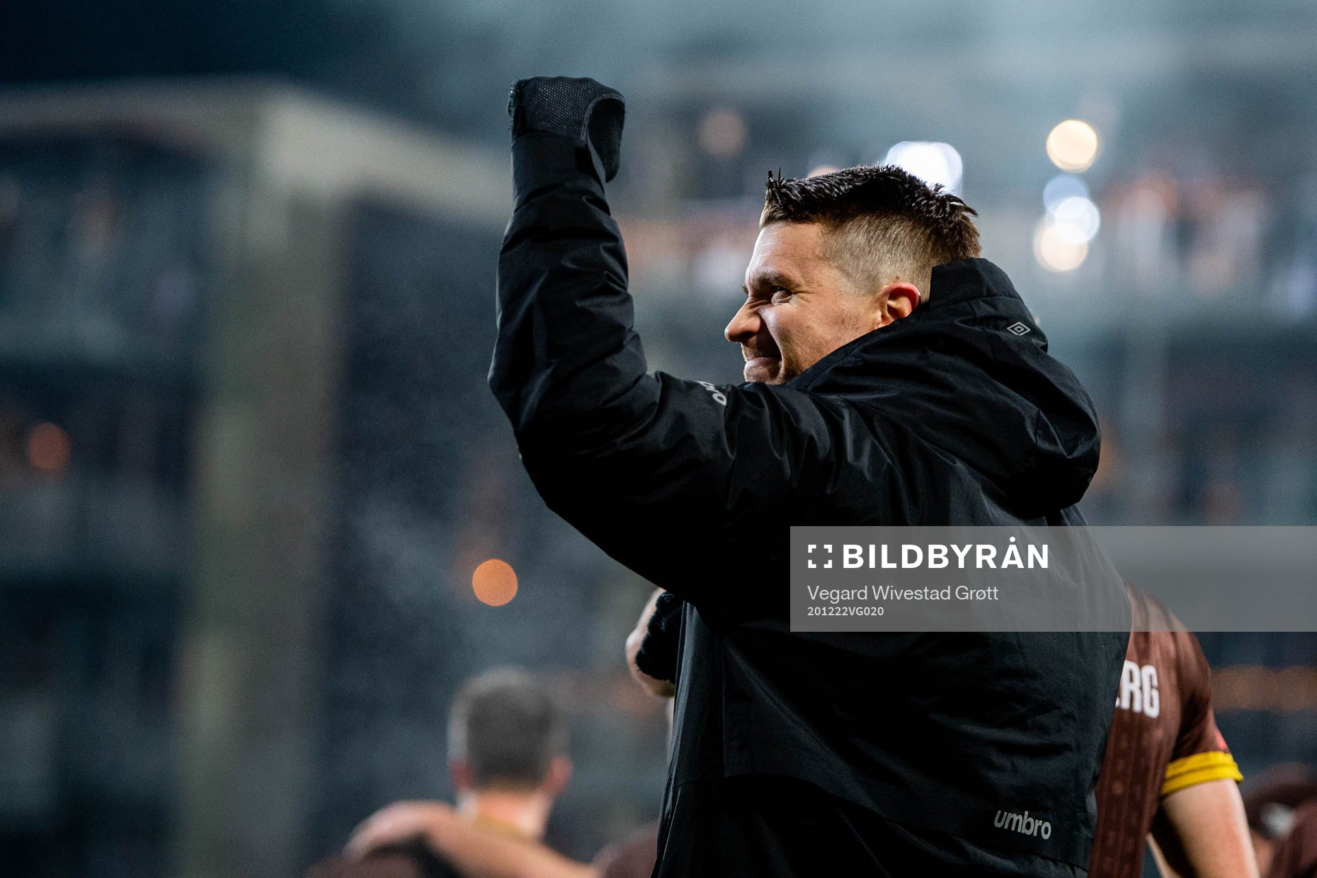Christian Gauseth of Mjøndalen celebrates