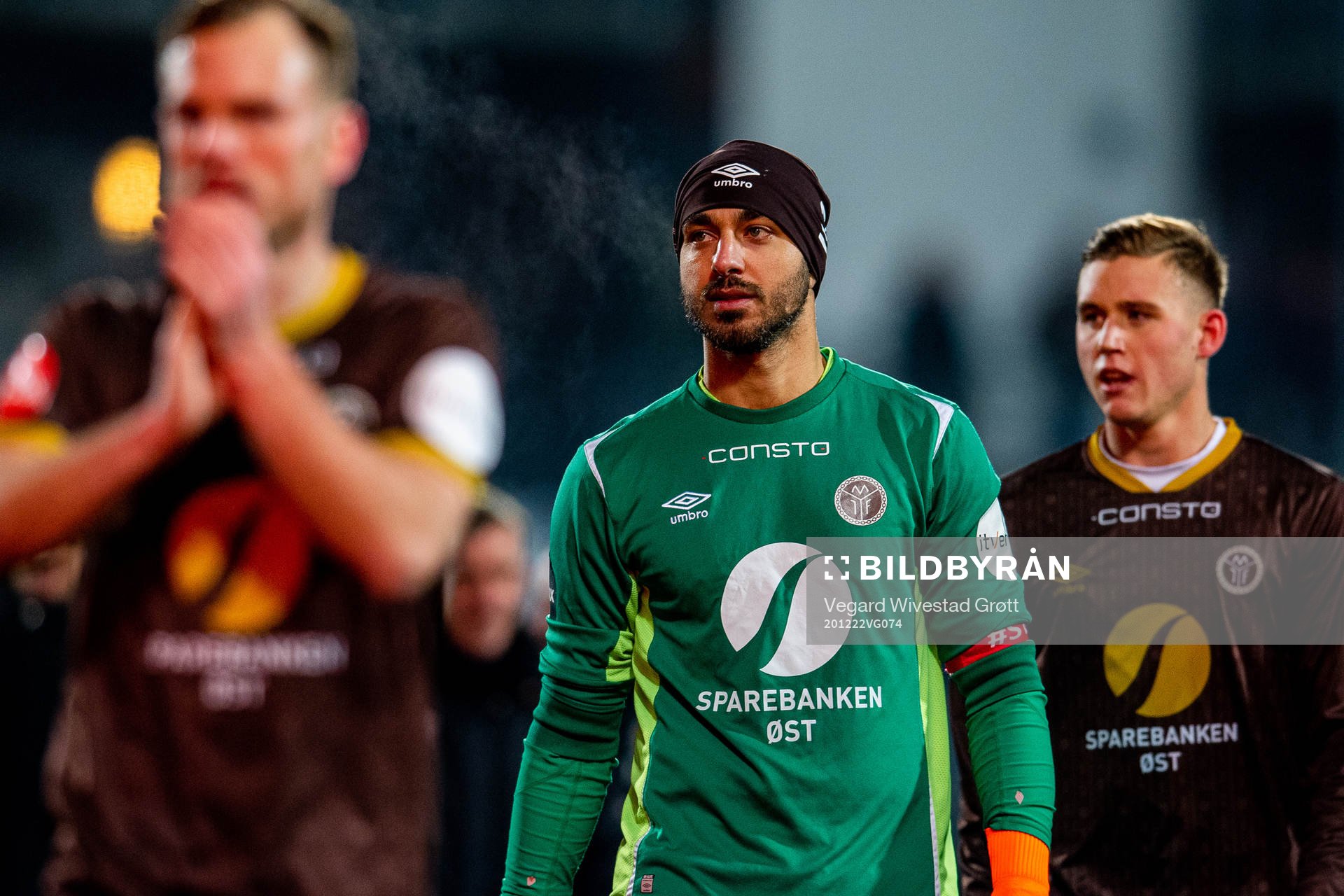 Goalkeeper Sousha Makani of Mjøndalen