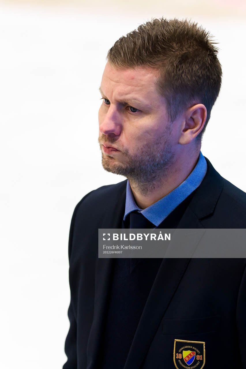 Djurgårdens tränare Michael Holmqvist
