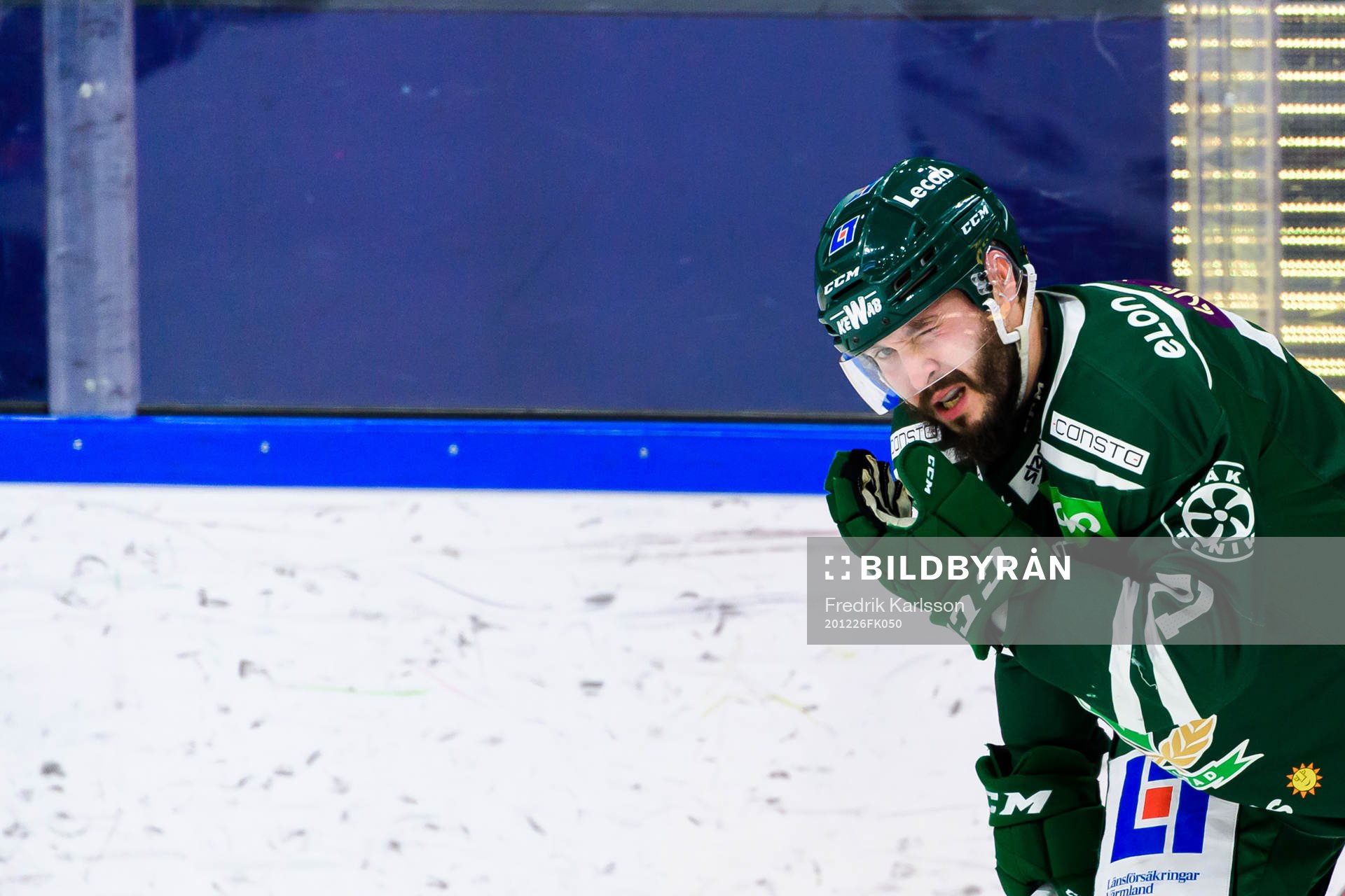 Färjestads Jesse Virtanen har ont