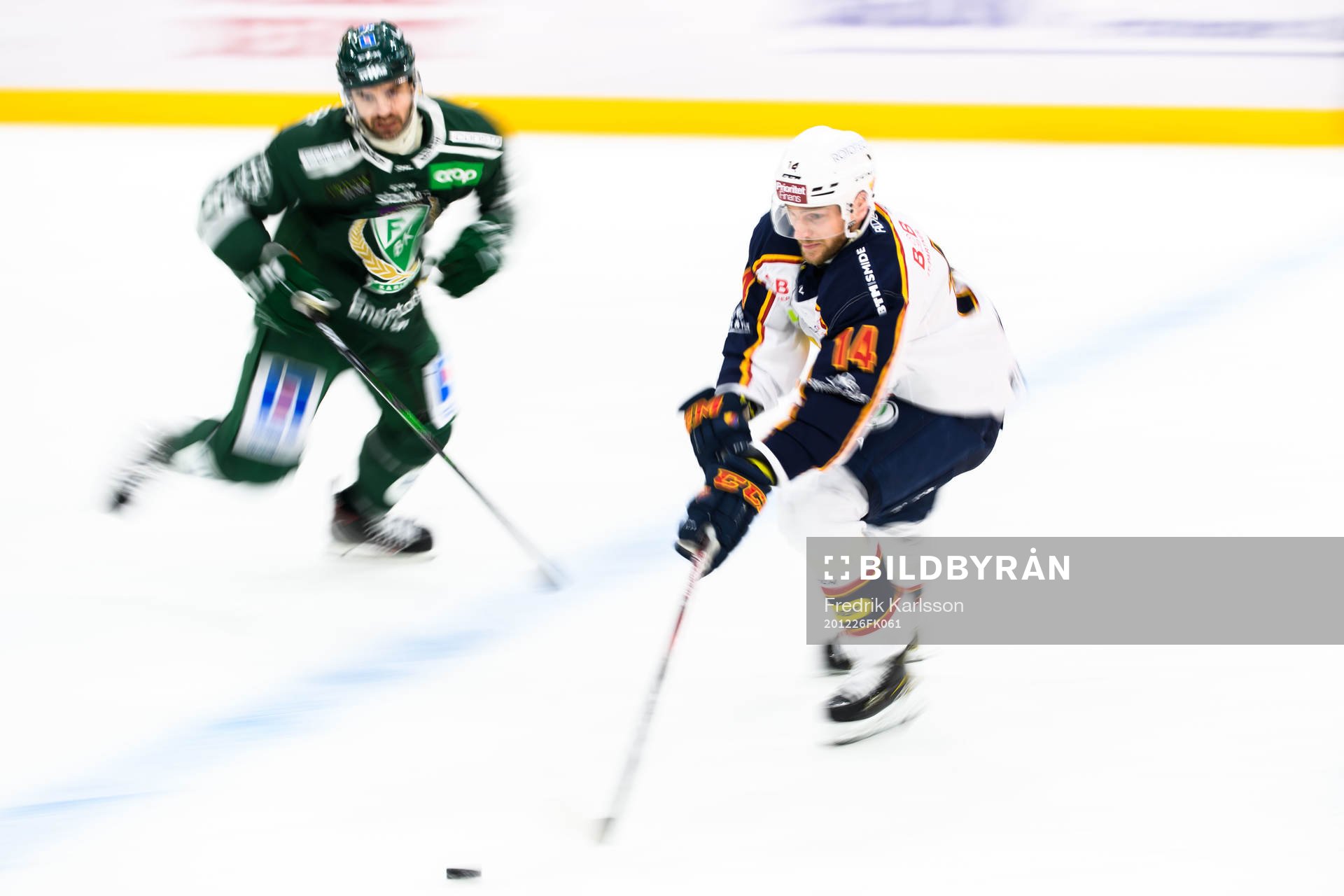 Färjestads Martin Johansson och Djurgårdens Tom Wandell