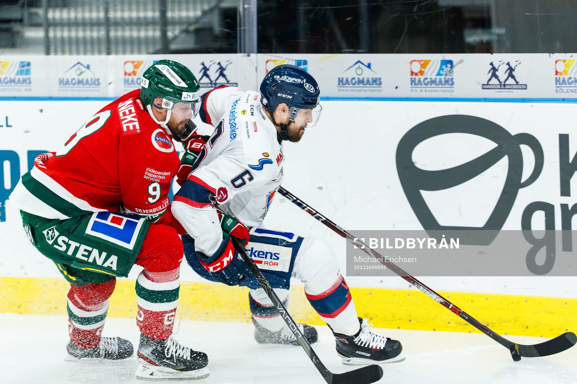 Frölundas Jan Mursak och Växjös Victor Stjernborg
