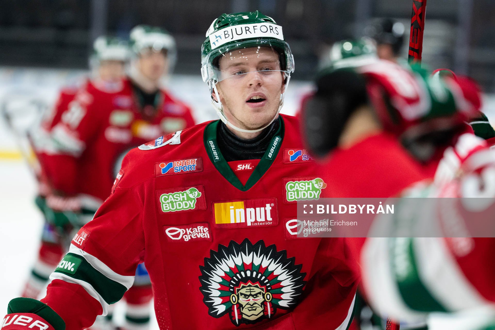 Frölundas Filip Johansson jublar
