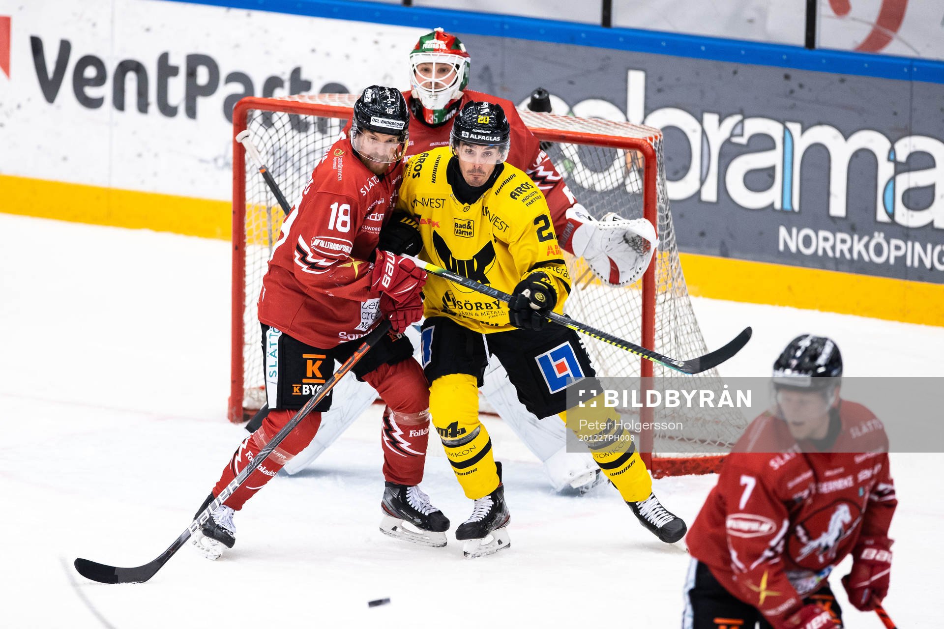 Vita Hästens Marcus Fagerudd och Västerås Henrik Hetta