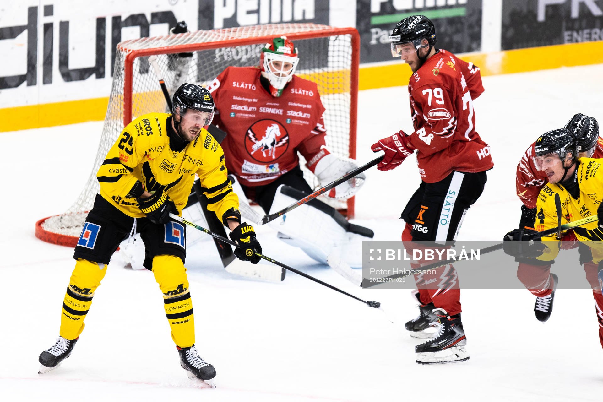 Västerås Marcus Bergman mot Vita Hästens Emil Lundberg