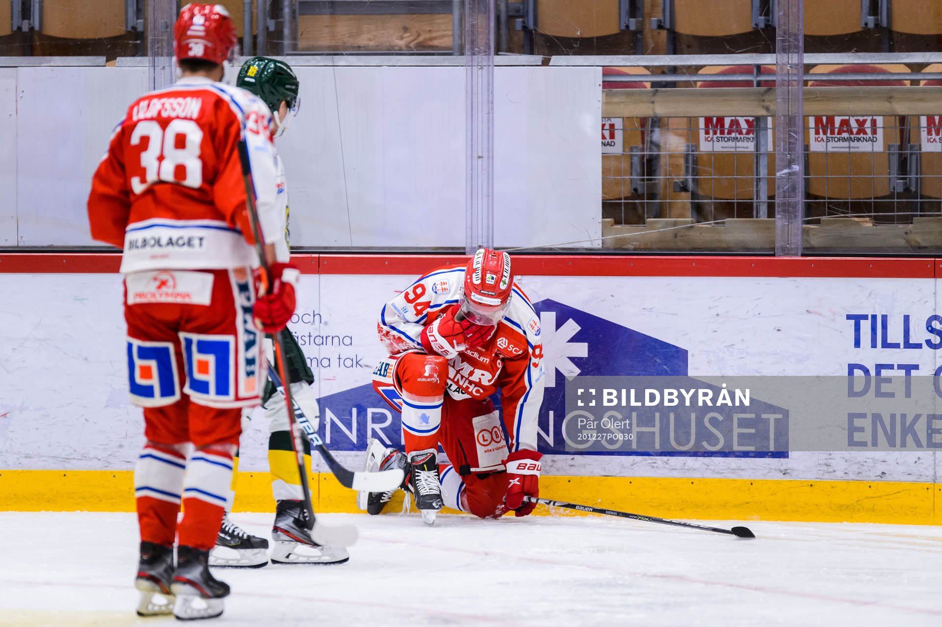 Timrås Sebastian Hartmann har ont