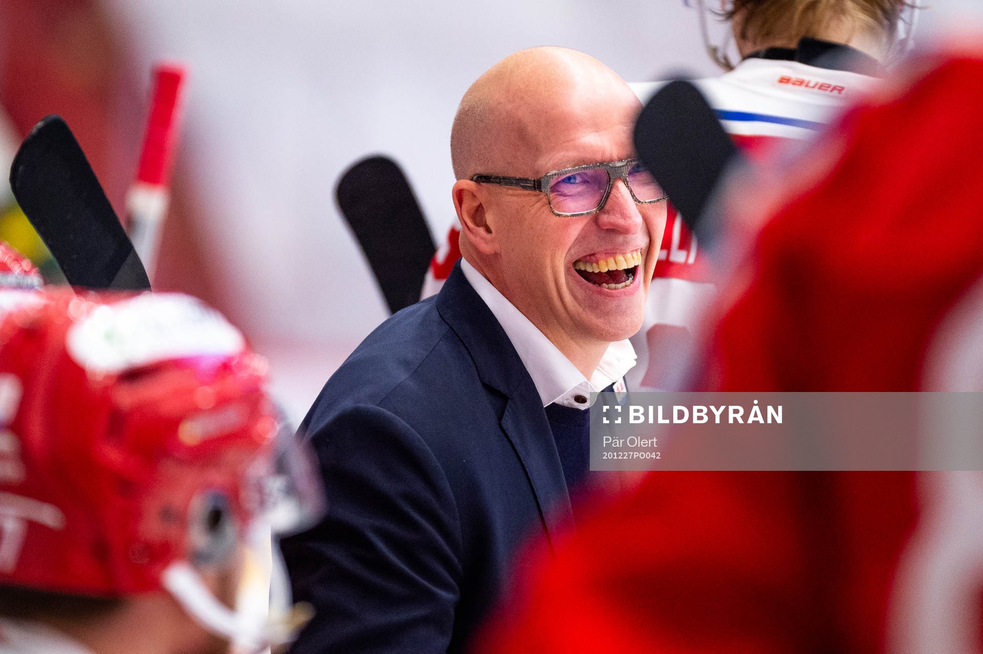 Timrås tränare Fredrik Andersson reagerar