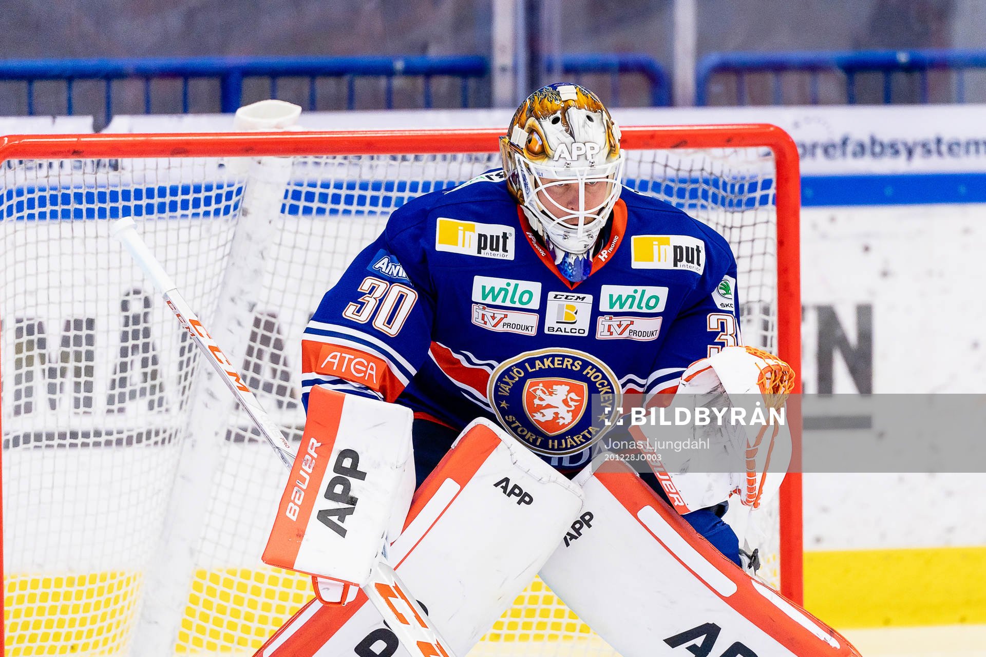 Växjös målvakt Viktor Fasth