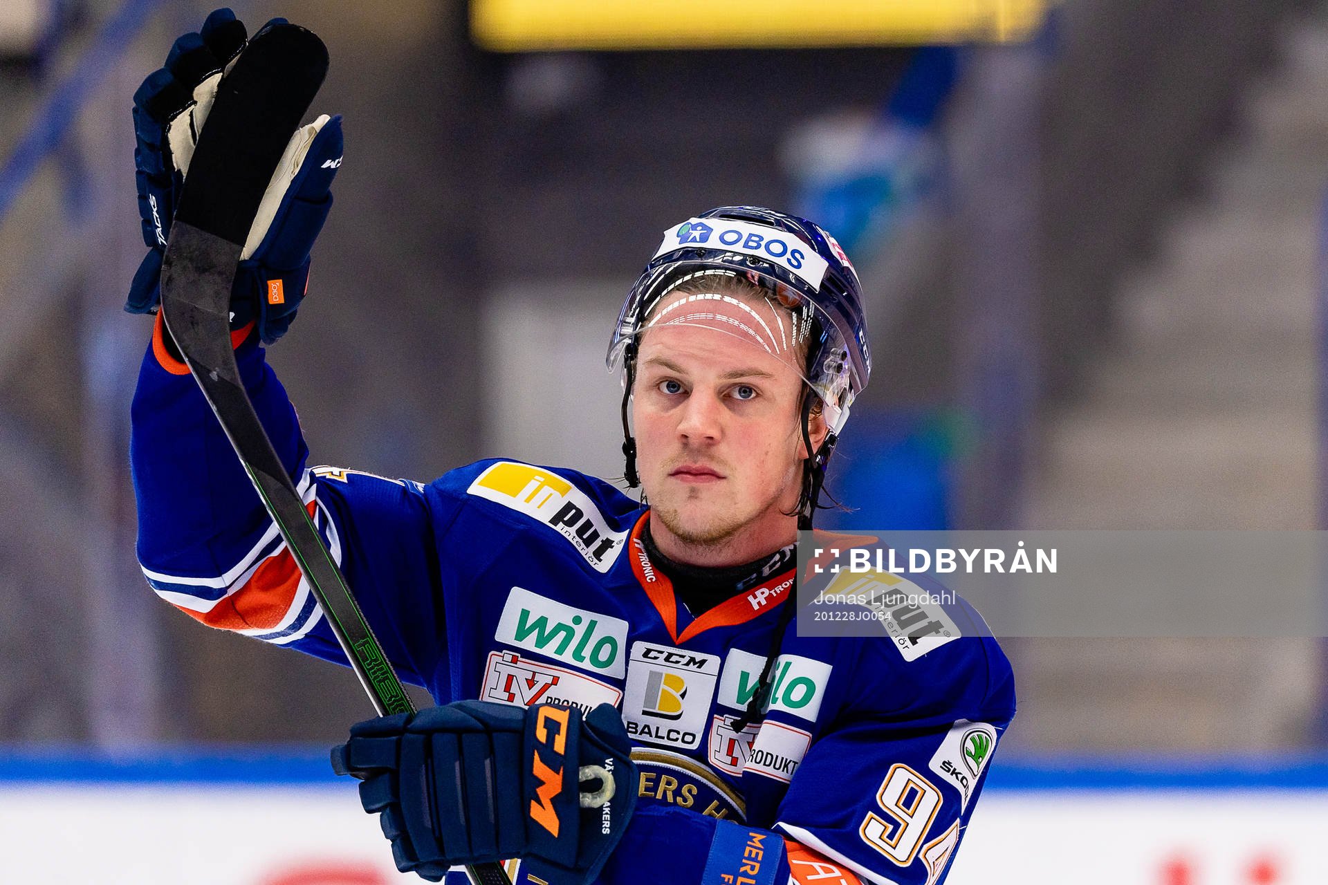 Växjös Joel Persson jublar