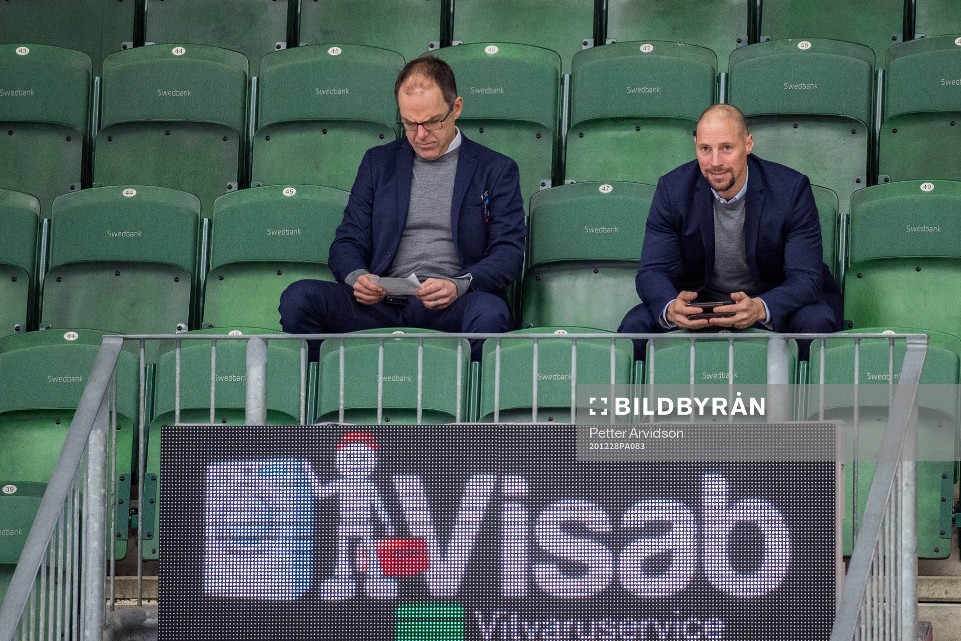 Rögles klubbdirektör Daniel Koch och sportchef Chris