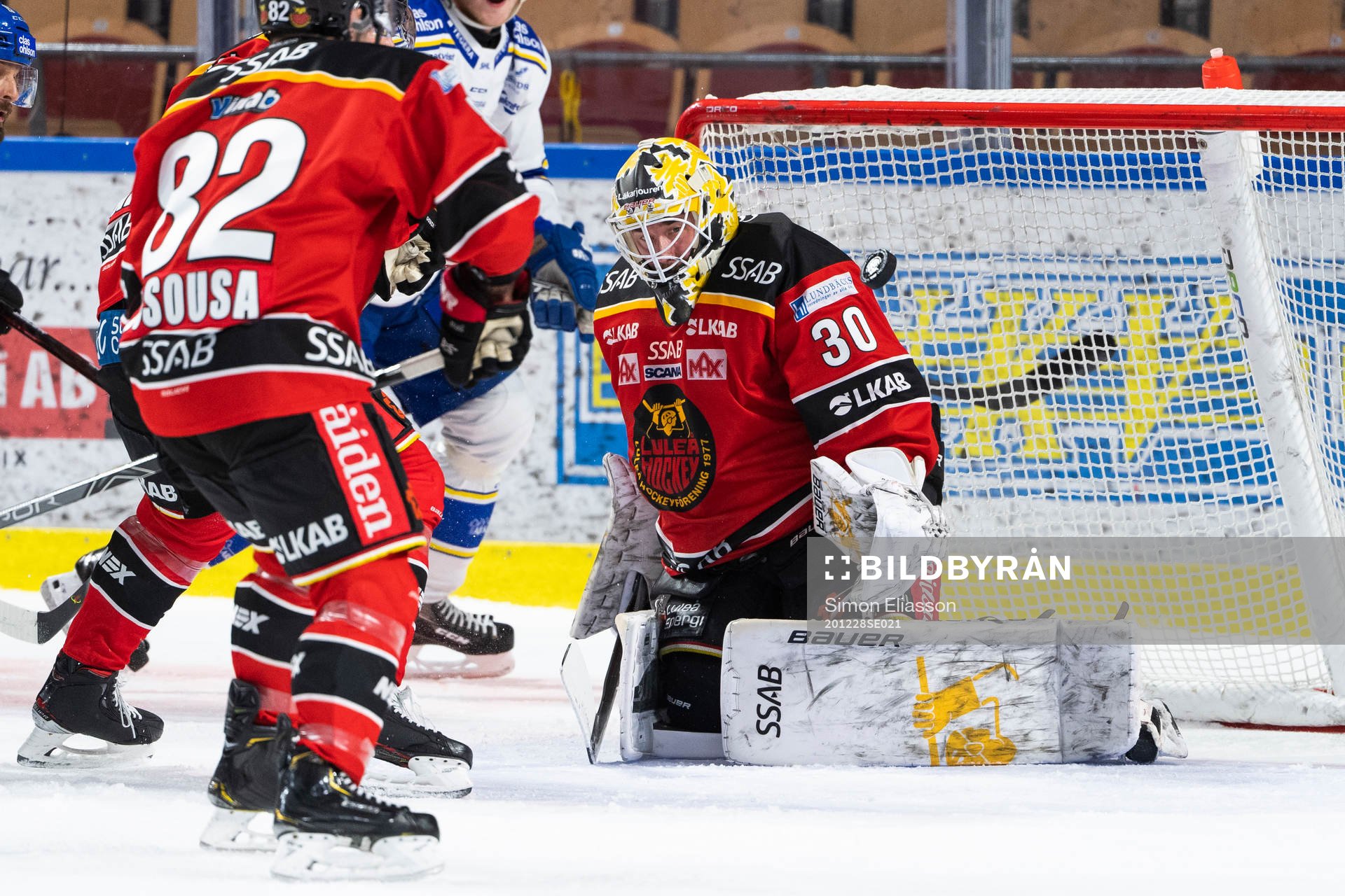 Luleås målvakt David Rautio