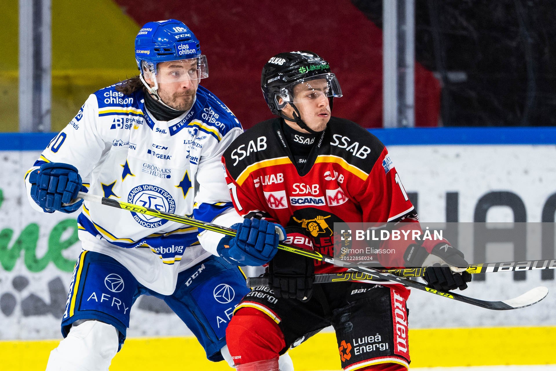 Leksands Johan Fransson och Luleås Isac Brännström