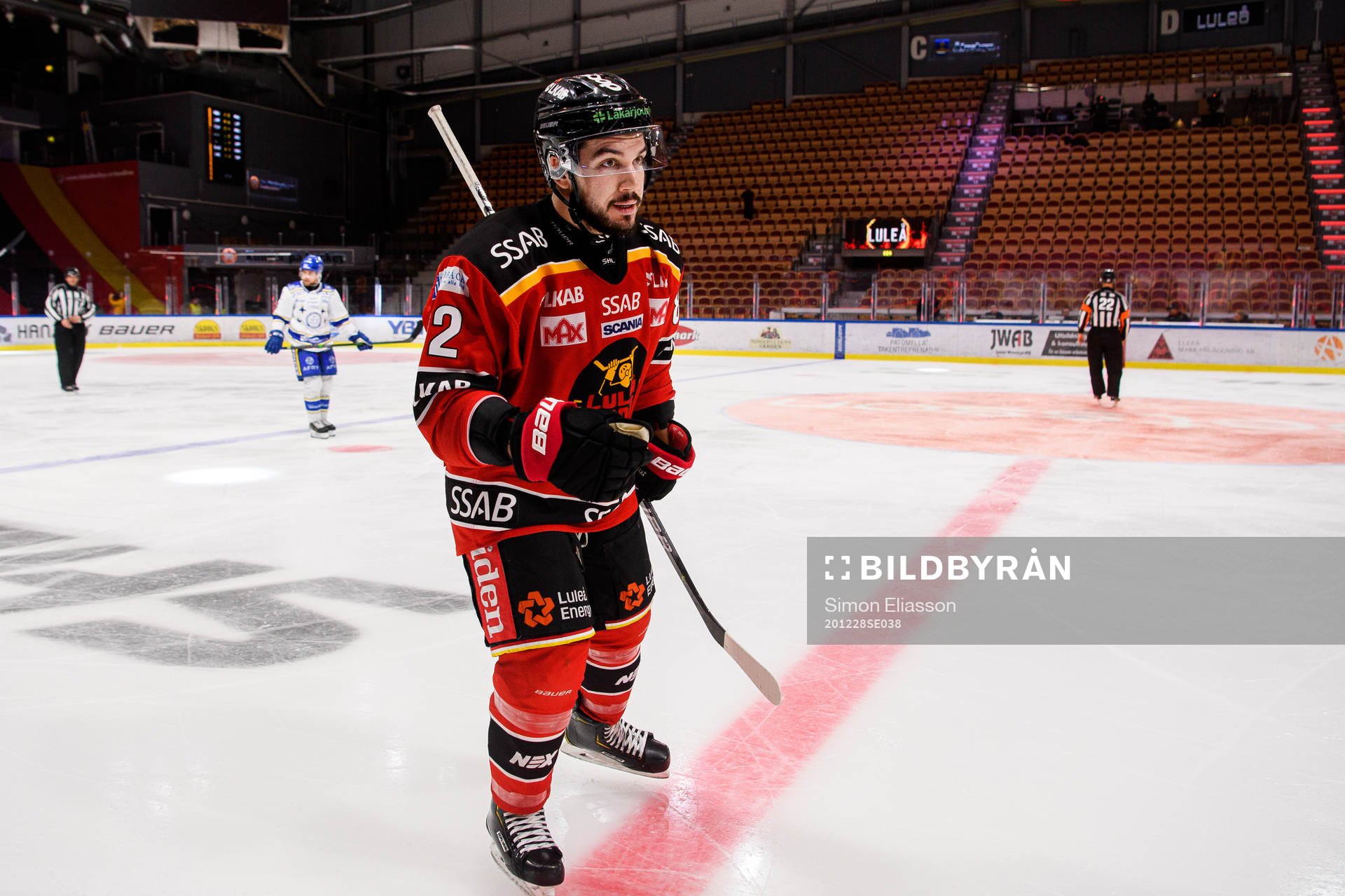 Luleås Chris Desousa jublar