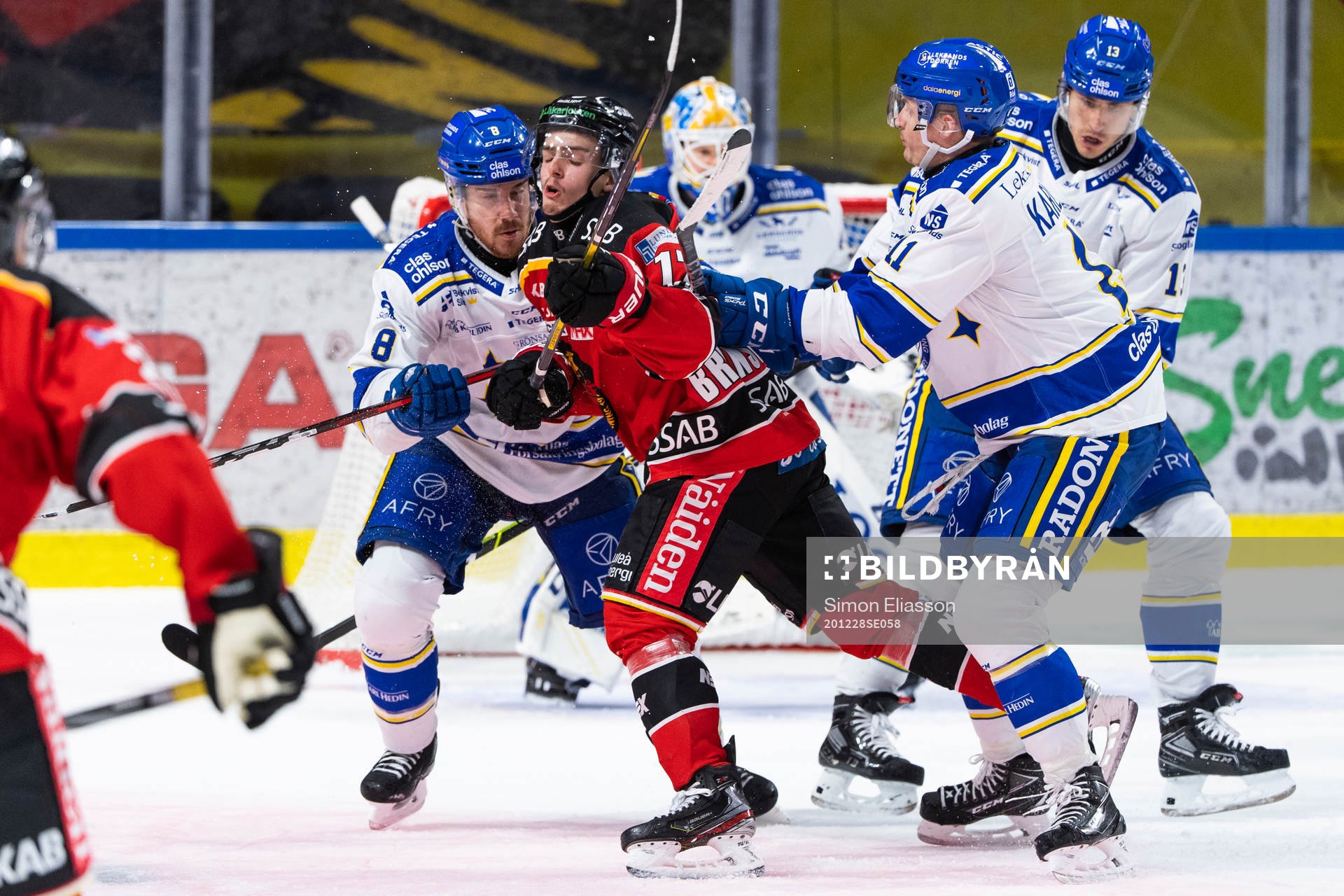 Leksands Matt Caito och Luleås Isac Brännström