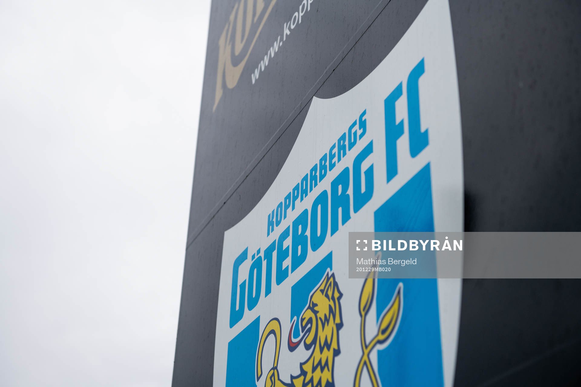Klubbmärket i samband med att Kopparbergs/Göteborg meddelat att man lägger ner sin elitverksamhet den 29 december 2020 i Göteborg.
