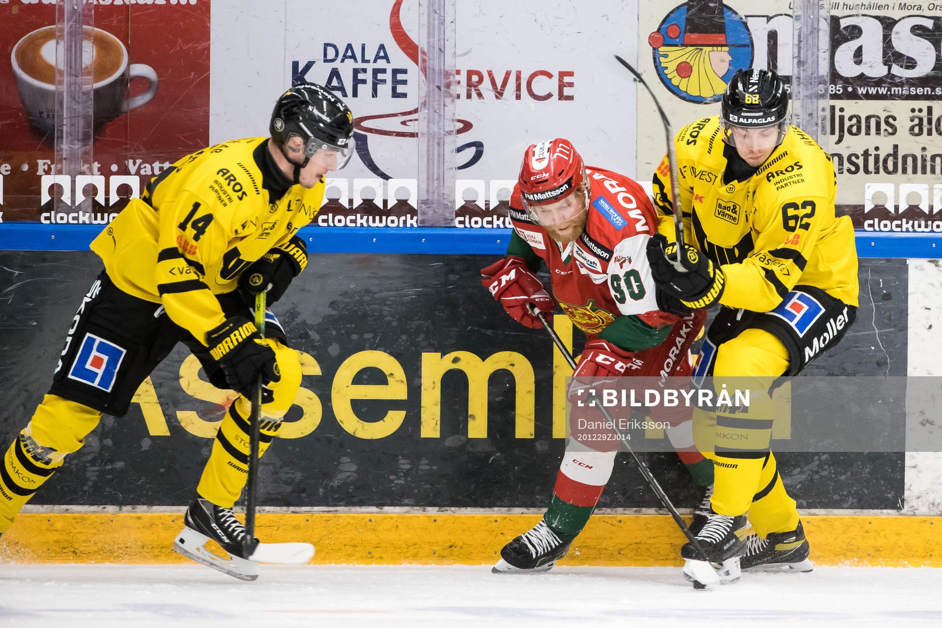 Västerås Jesper Johansson och Moras Daniel Ljungren och